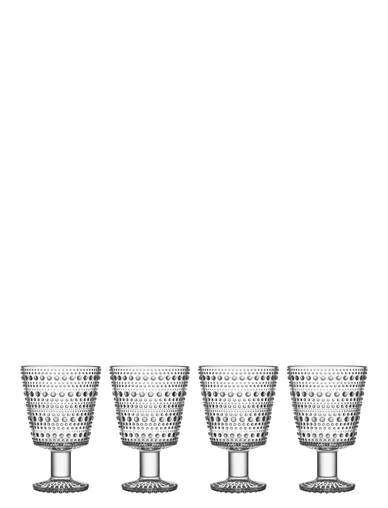 Iittala Kastehelmi Univers. Glass 26Cl Clear 4Pc Brun