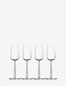 Essence champagne glass 21cl 4pc - coupes à champagne - clear