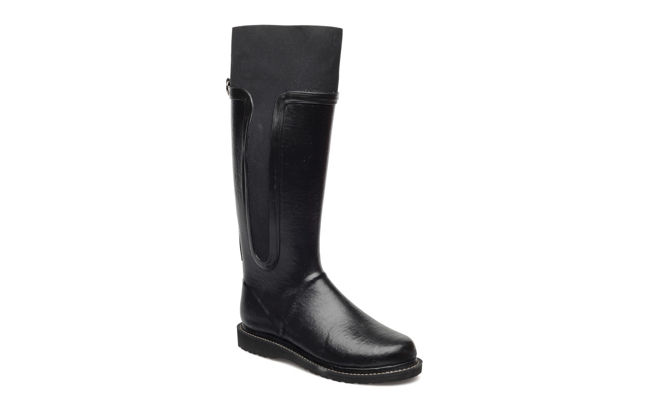 ilse jacobsen black rubber boot