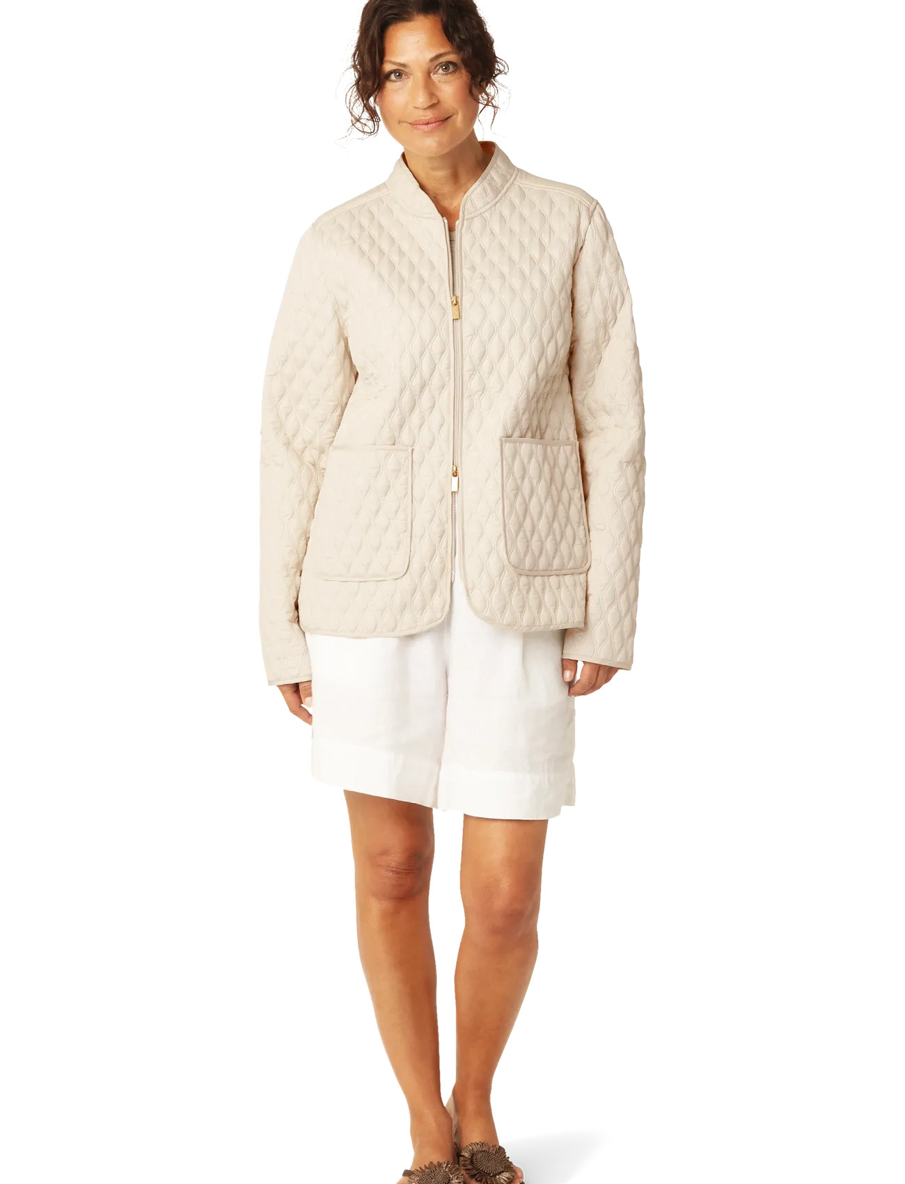 Ilse Jacobsen Ally07, 36, Cream, Jakker > Quiltede Jakker, Dame