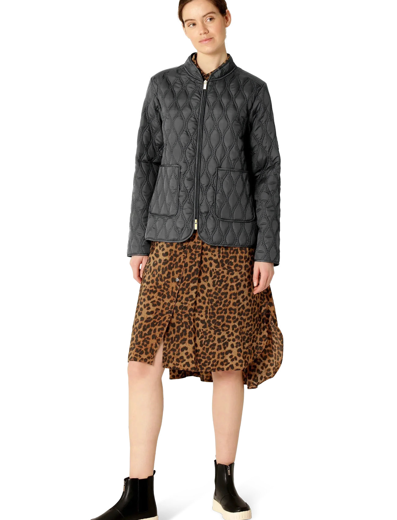 Ilse Jacobsen Aros06, 34, Black, Jakker > Quiltede Jakker, Dame