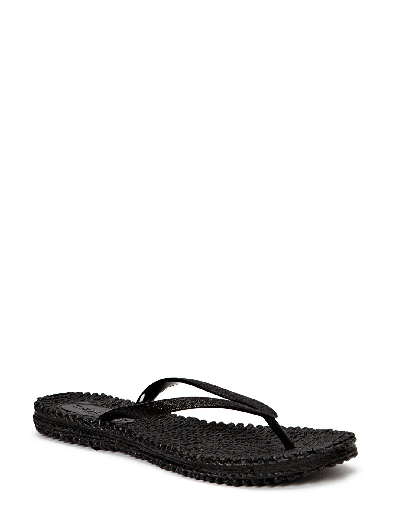 Ilse Jacobsen Flip Flops With Glitter, 41, Black, Sandaler > Flip Flops, Dame