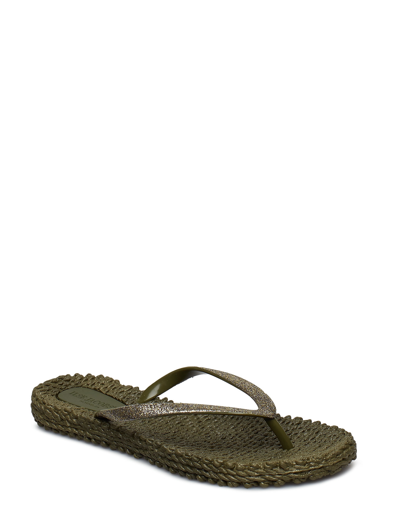 ILSE JACOBSEN Flip Flop With Glitter Grün - 37 - Damen