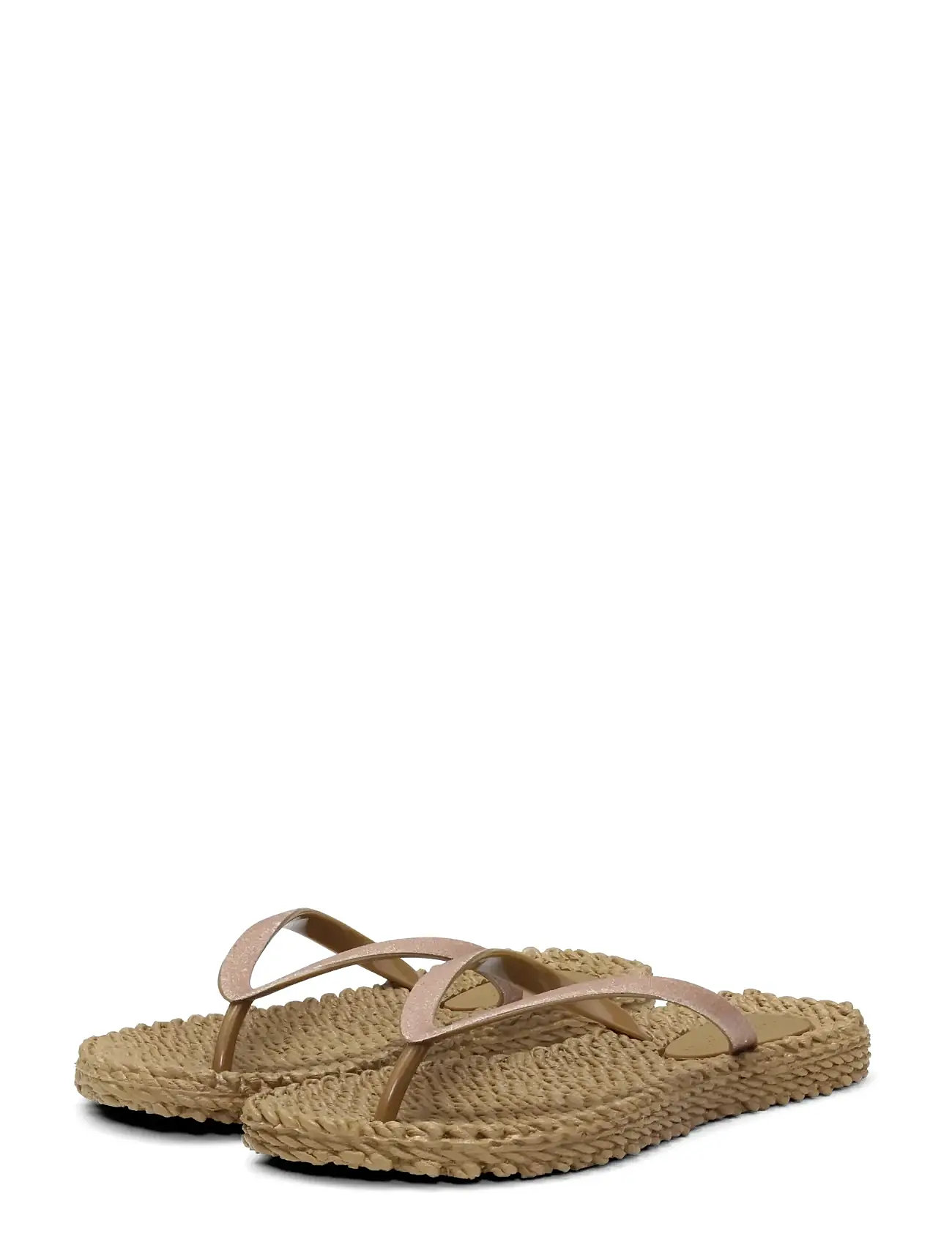 Ilse Jacobsen Flip Flops With Glitter, 36, Gold, Sandaler > Flip Flops, Dame