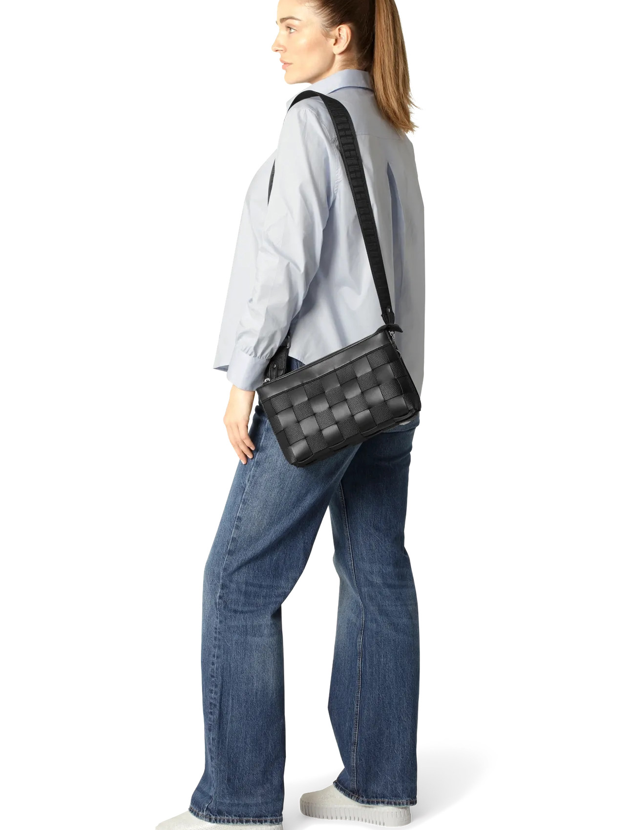 Ilse Jacobsen Chip12, One Size, Black, Tasker > Små Skuldertasker-Crossbody-Tasker, Dame