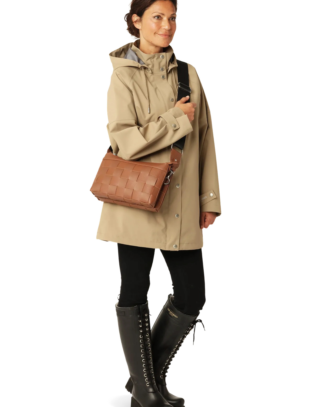 Ilse Jacobsen Chip12, One Size, Brown, Tasker > Små Skuldertasker-Crossbody-Tasker, Dame