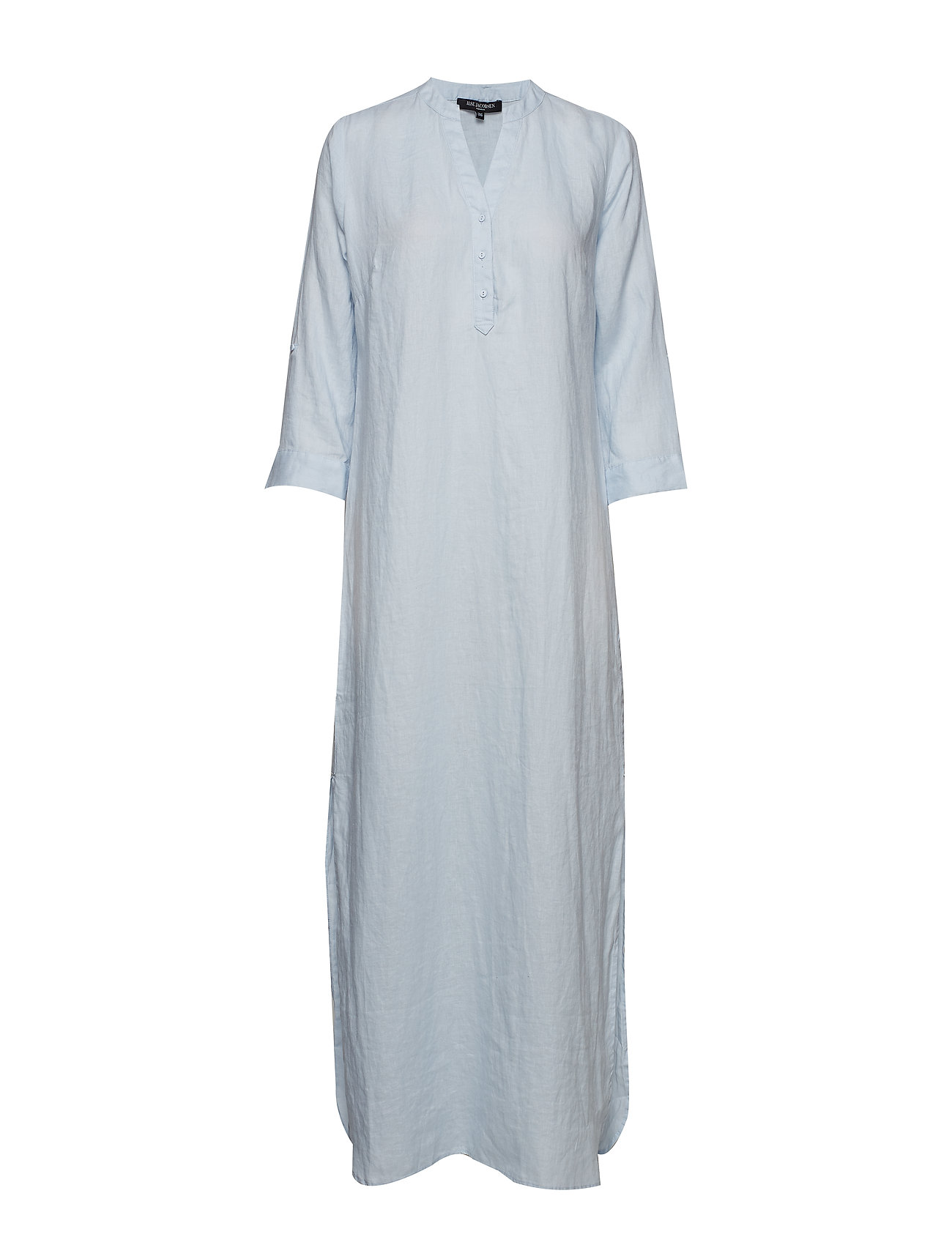 Shirt Dress Maxi Galajurk Blauw Ilse Jacobsen ilse jacobsen kopen in de aanbieding