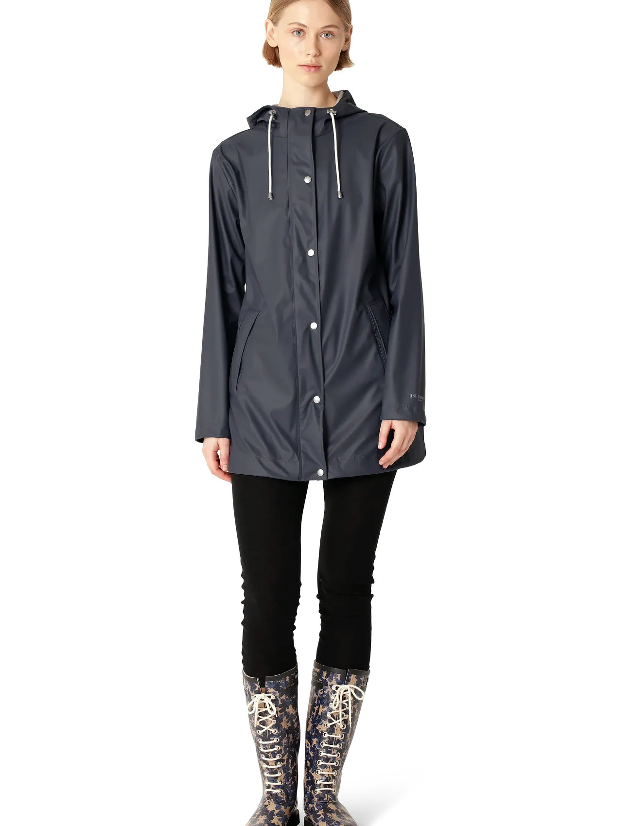 Ilse Jacobsen Rain228Fr, 34, Navy, Regntøj > Regnfrakker, Dame