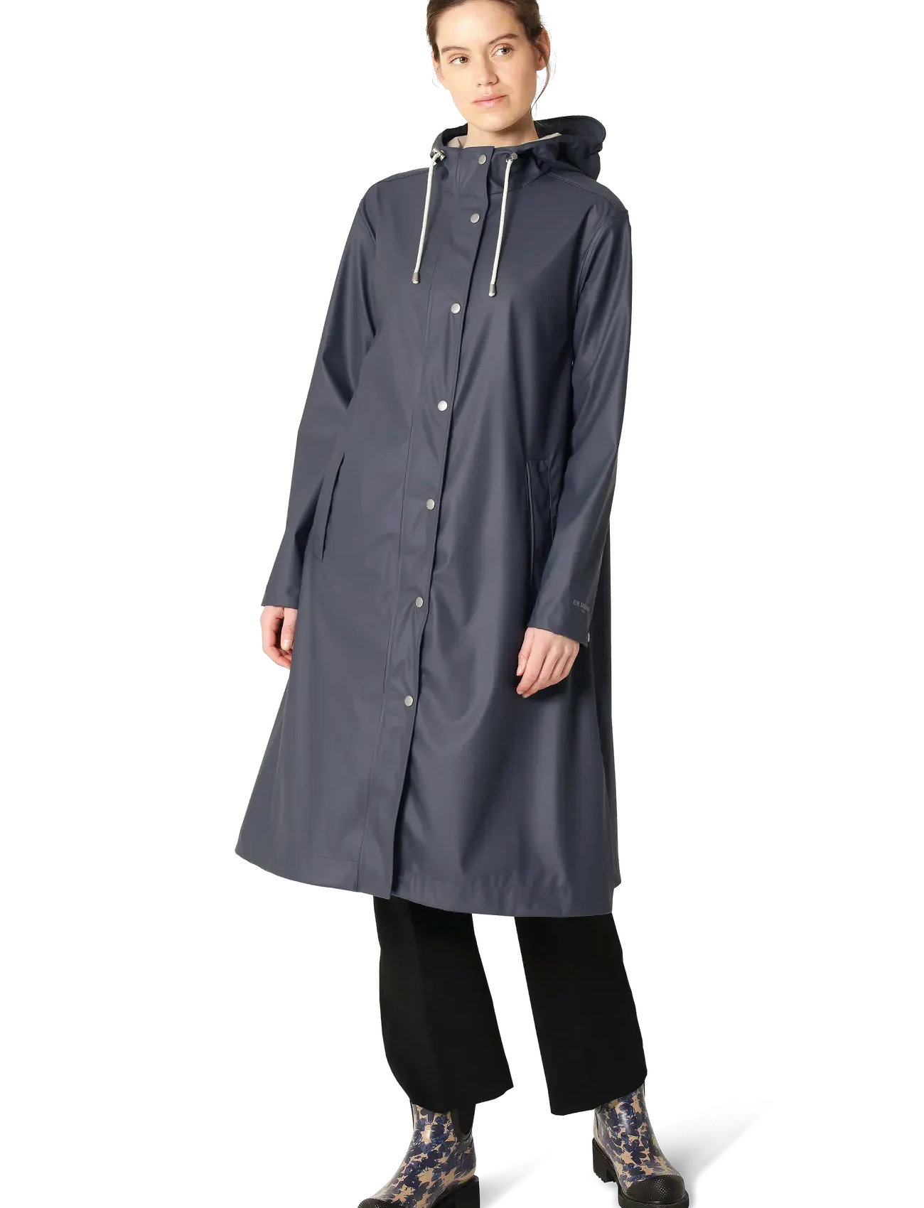 Ilse Jacobsen Rain232Fr, 36, Navy, Regntøj > Regnfrakker, Dame