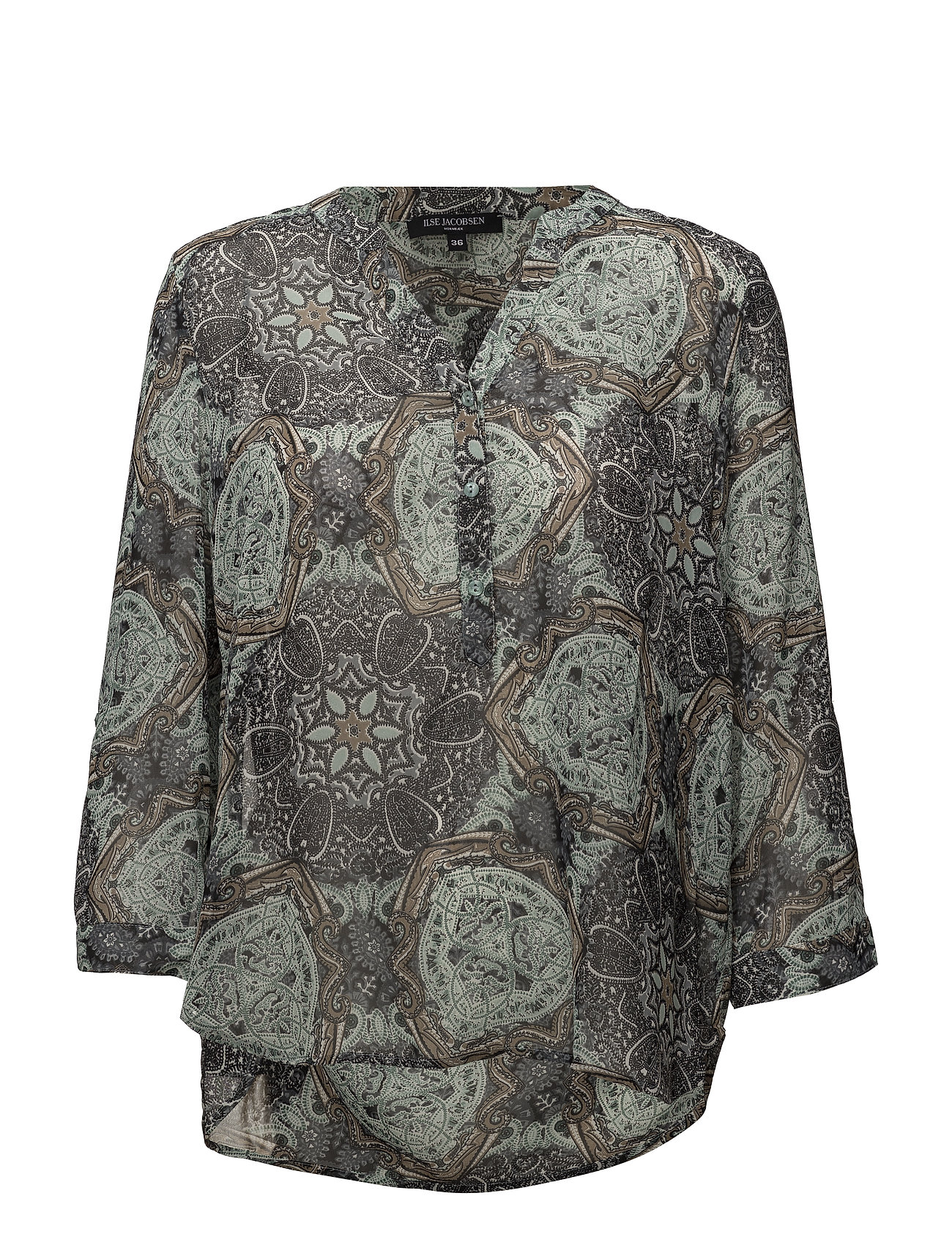 Shirt Blouse Lange Mouwen Groen Ilse Jacobsen ilse jacobsen kopen in de aanbieding Shirt Blouse Lange Mouwen Groen Ilse Jacobsen ilse jacobsen kopen in de aanbieding
