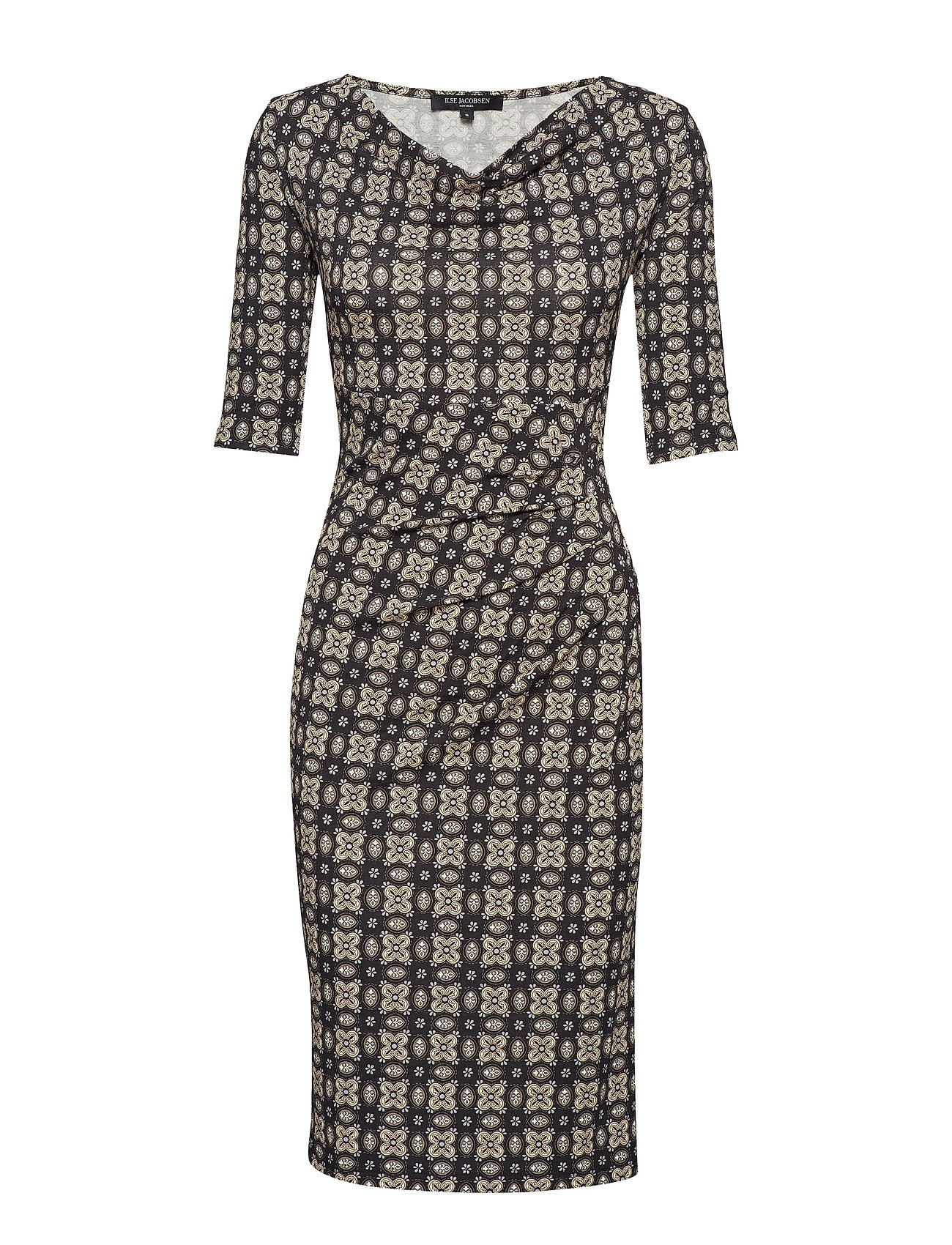 Dress Jurk Knielengte Grijs Ilse Jacobsen ilse jacobsen kopen in de aanbieding