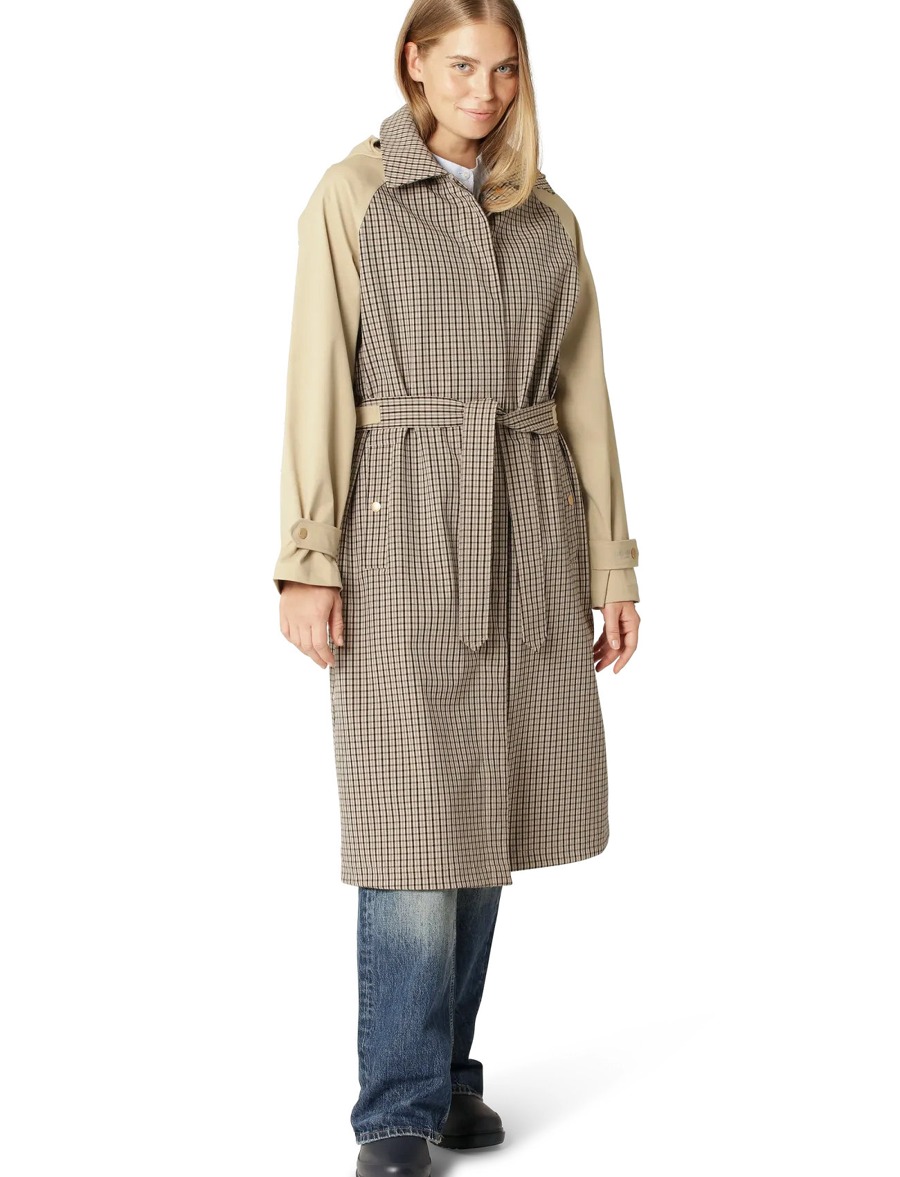 Ilse Jacobsen Trenchrain01, 40, Cream, Frakker > Trenchcoats, Dame