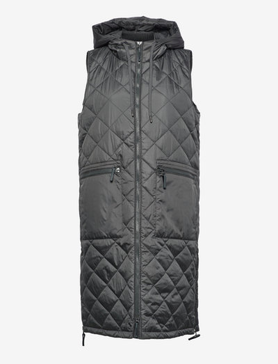 PADDED VEST - down- & padded jackets - grey