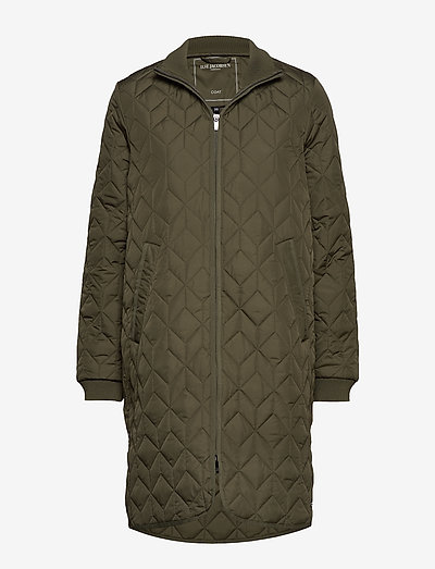 Outdoor coat - quilted jackets - army