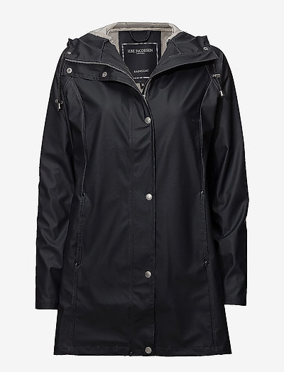 dark raincoat
