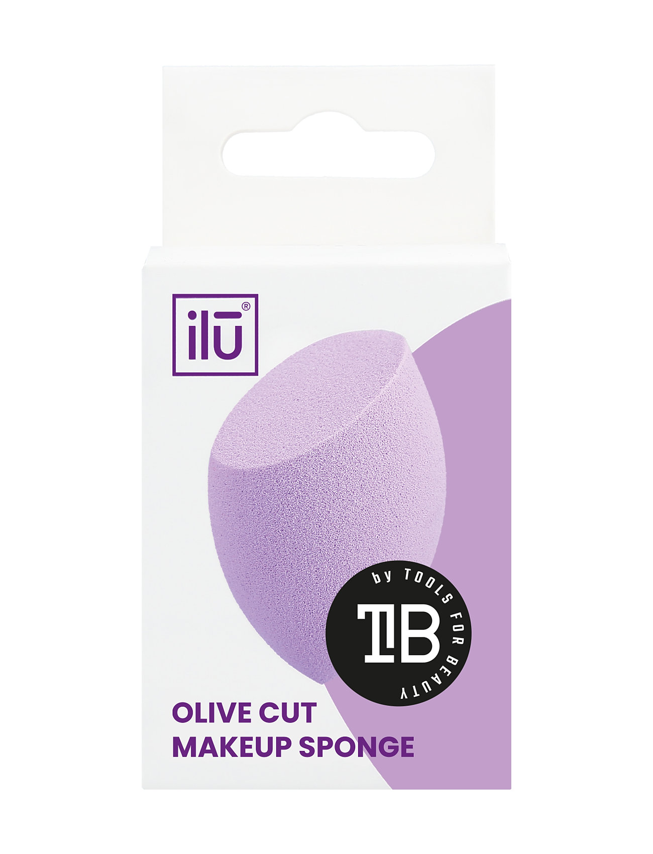 Ilu Sponge Olive Cut Purple Makeupsvamp Smink Nude ILU