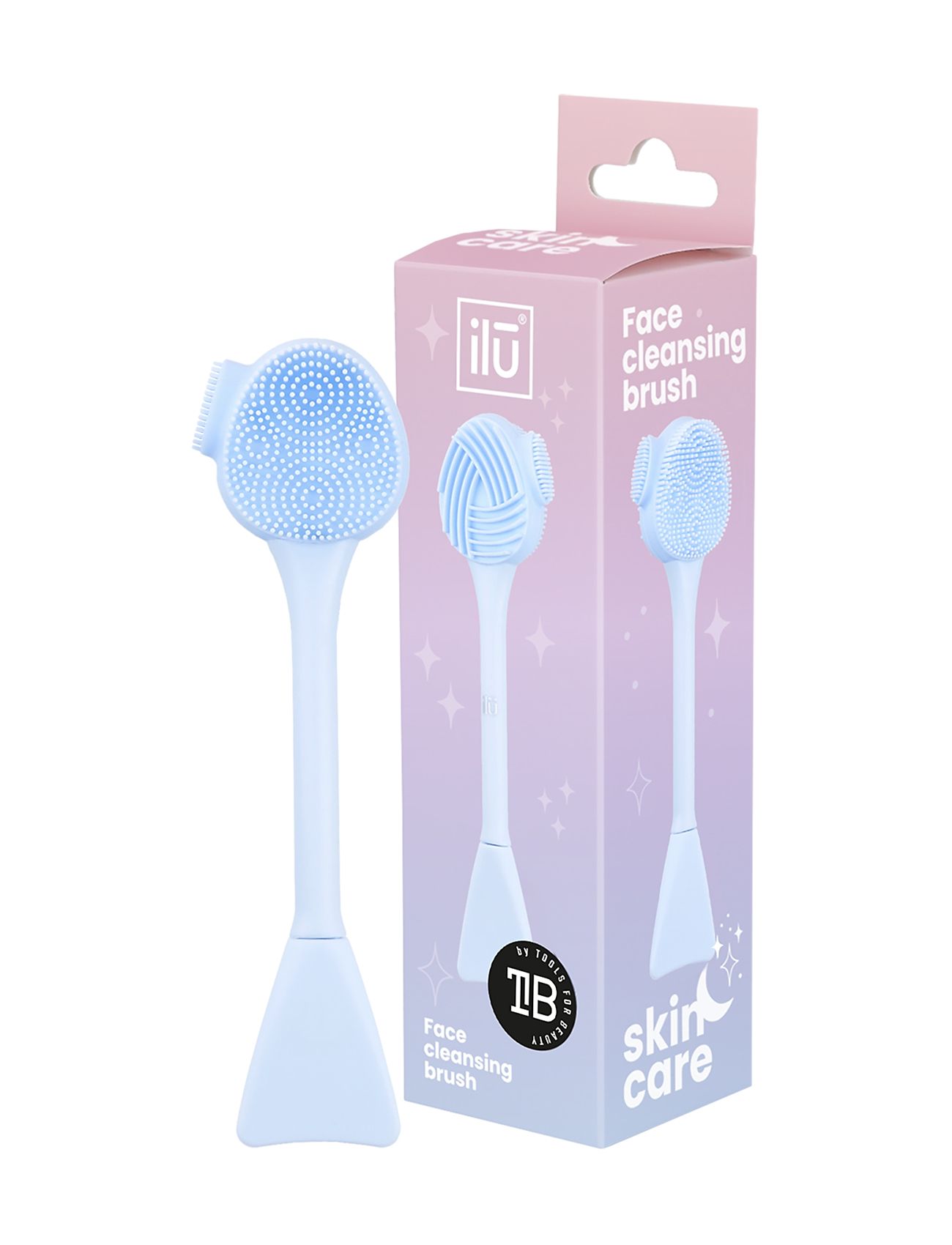 Ilu Face Cleansing Brush Blue Beauty Women Skin Care Face Cleansers Accessories Nude ILU