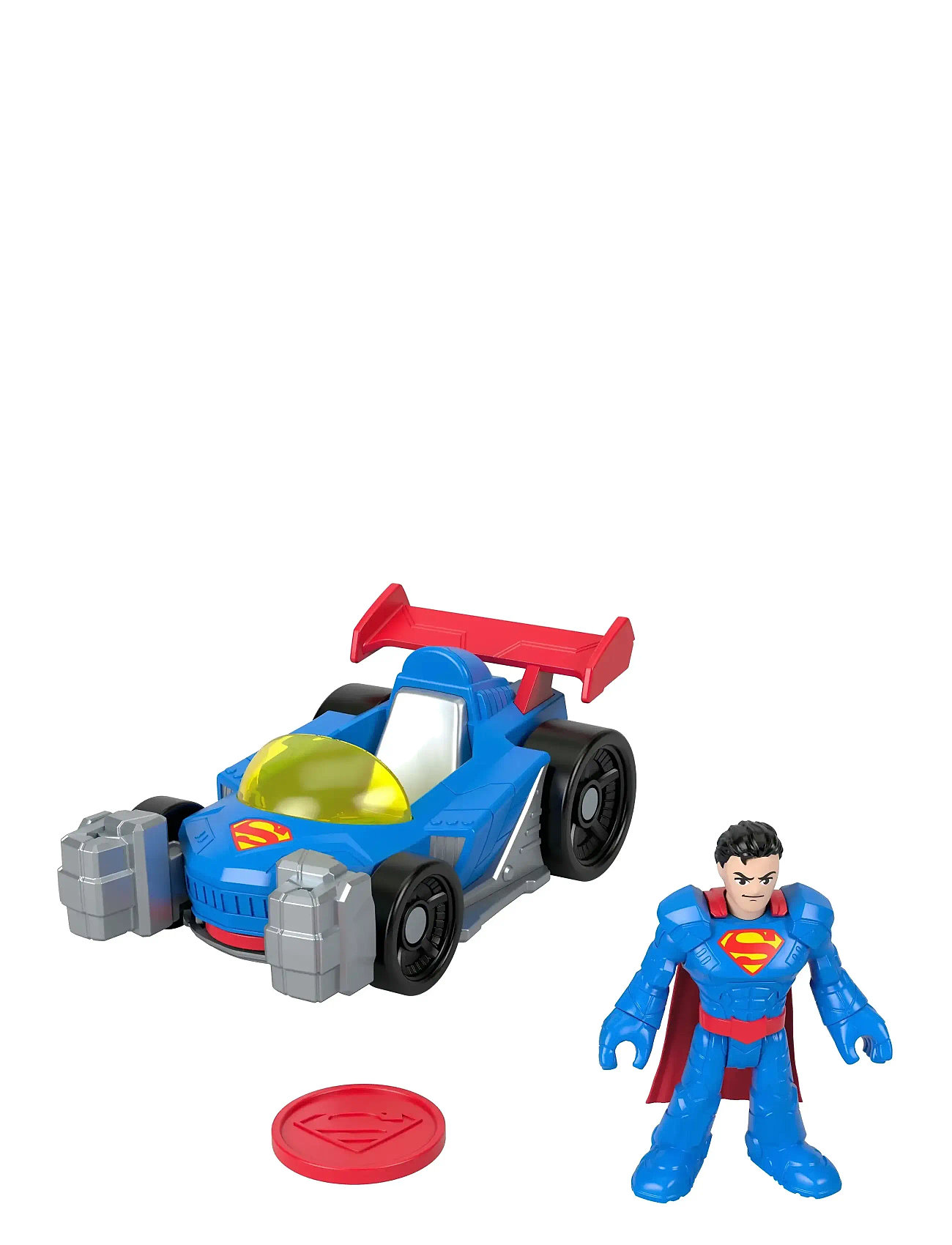 IMAGINEXT Imaginext Dc Super Friends Metal Force Supermobile Toy Car & Superman Action Figure Set Patterned - One Size - Kinder