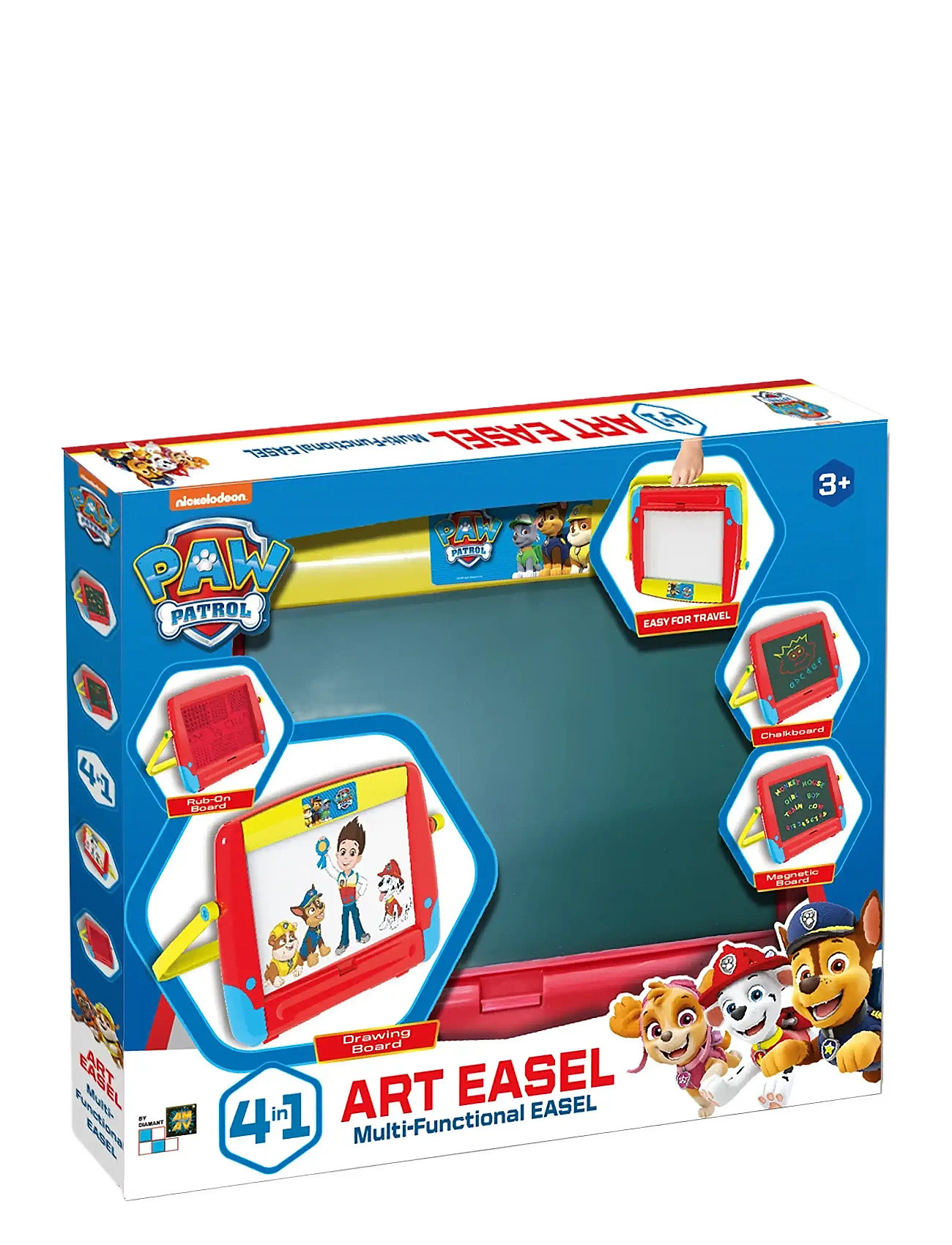 Paw Patrol Paw Patrol Easel And Drawing Board - 4 In 1 Art Easel Multi/patterned