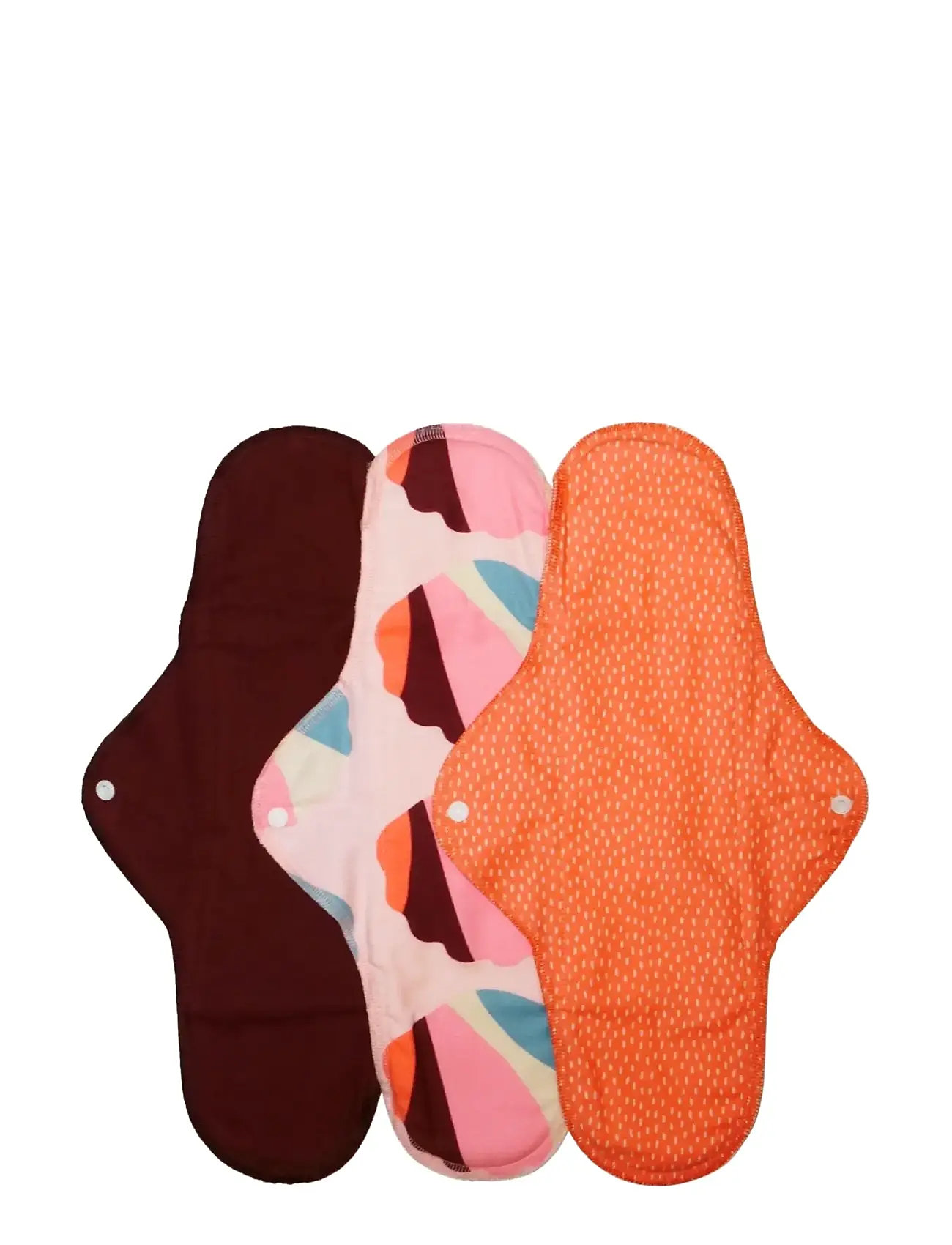 Imse Vimse Sanitary Pads Classic Night, Orange Sprinkle 3-Pack, One Size, Pink, Intimate Care > Menstrual Products, Dame