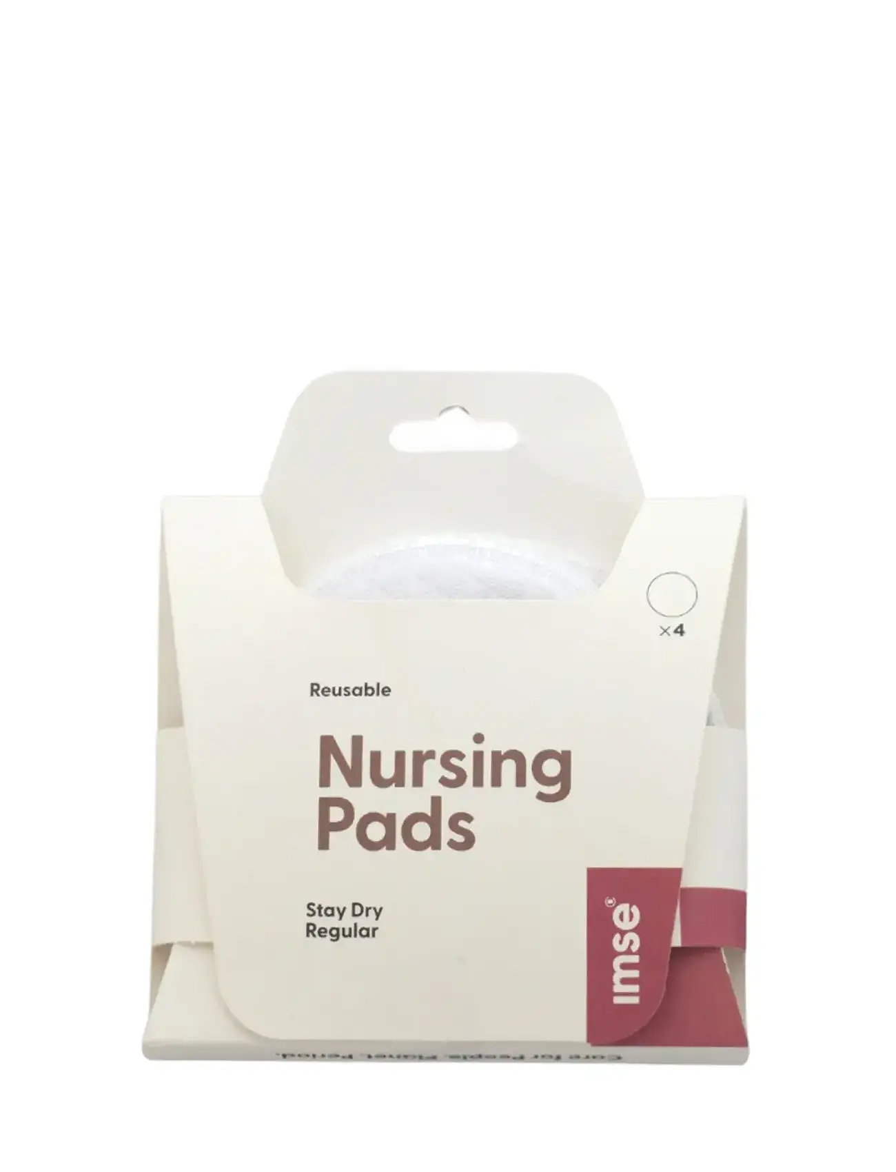 Imse Vimse Nursing Pads Stay Dry, Regular 2-Pairs, One Size, White, Ammeprodukter > Brystpumper Og Tilbehør, Børn
