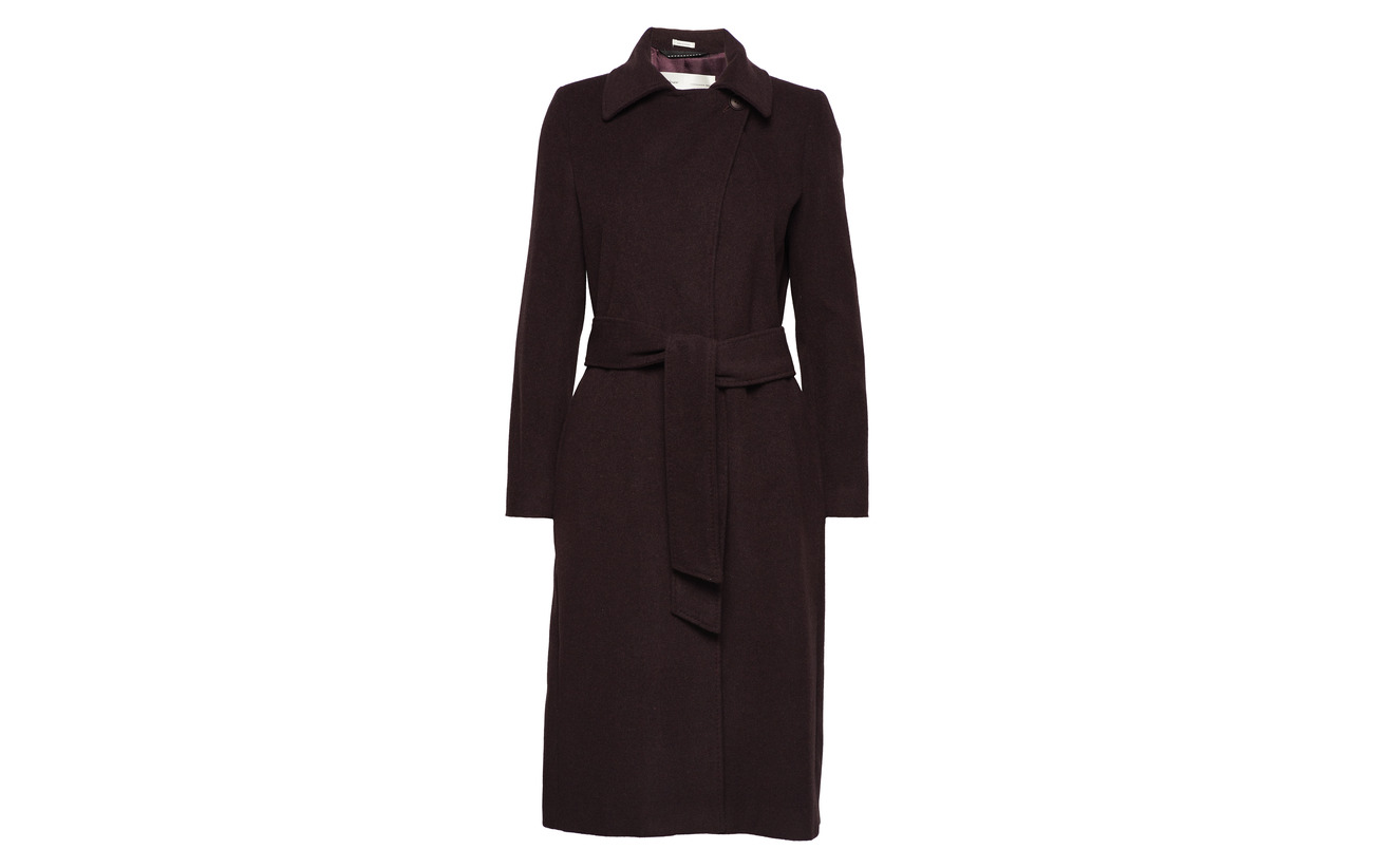 70 Laine Grey Light Sai Intérieure 30 Coat New Belted Inwear Long Équipement Polyester Melange Doublure 100 xwOqY6wA