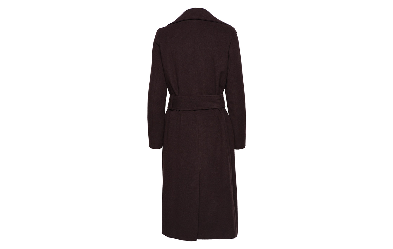70 Laine Grey Light Sai Intérieure 30 Coat New Belted Inwear Long Équipement Polyester Melange Doublure 100 xwOqY6wA