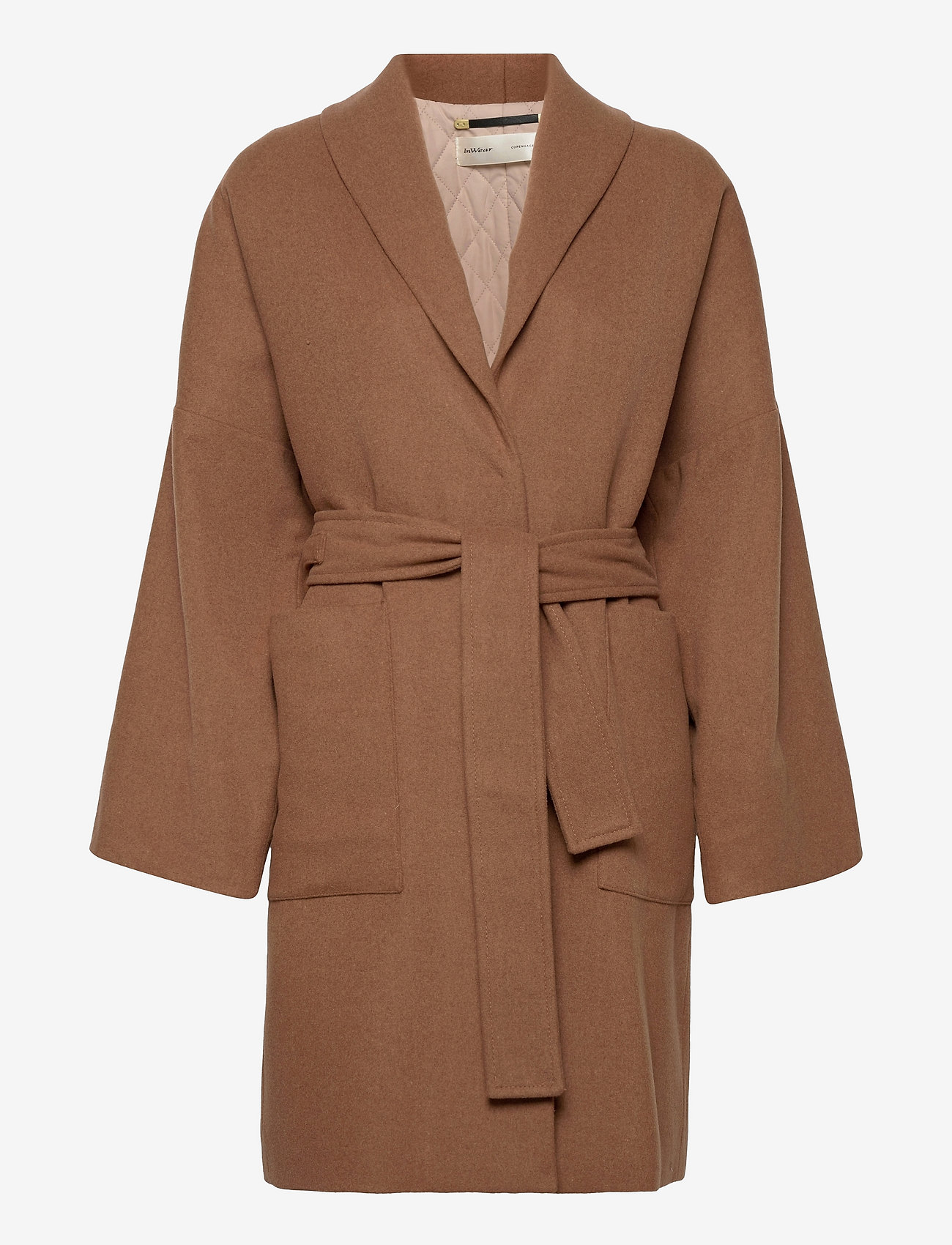 camel robe coat