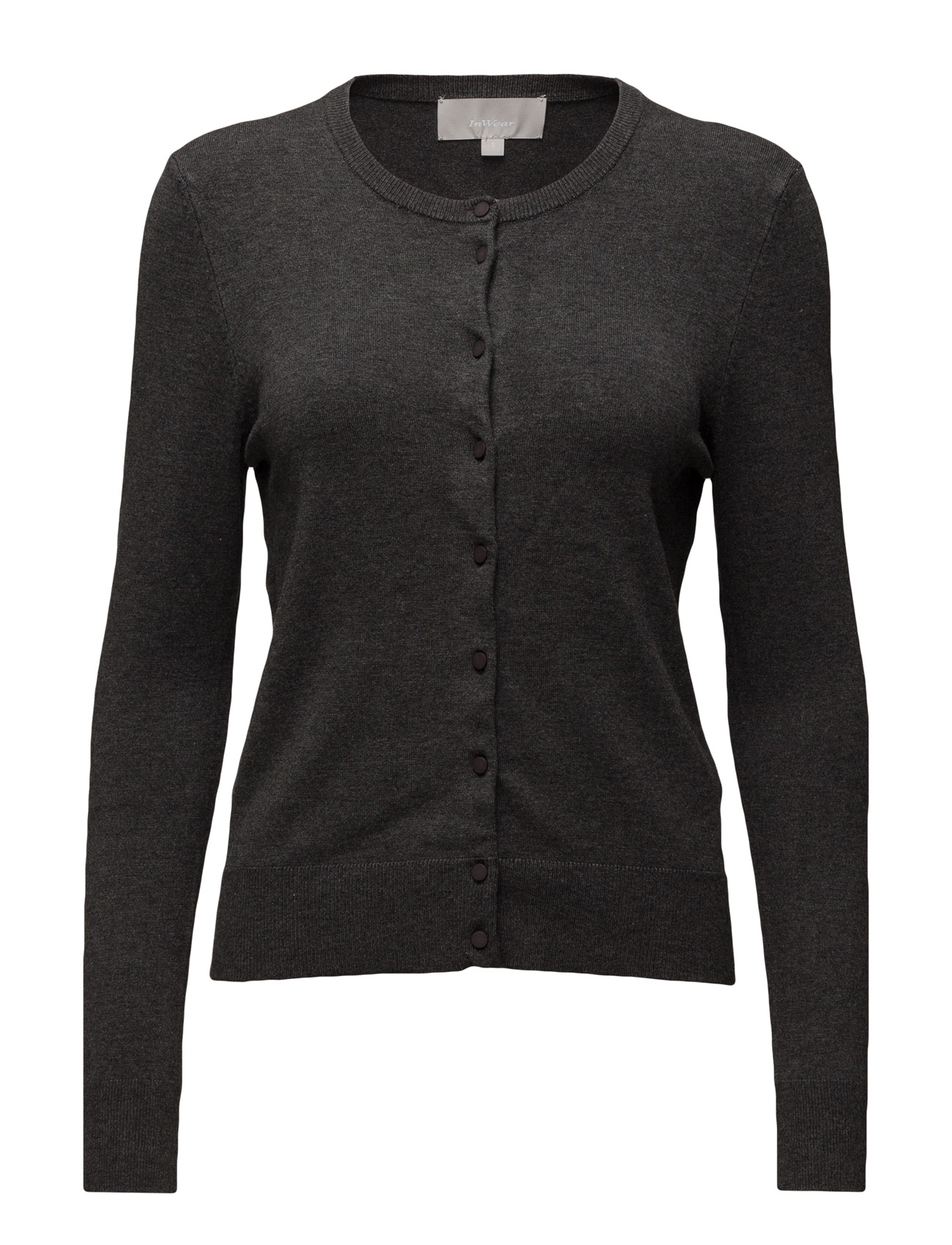 Rita Cardigan Gebreide Trui Grijs Inwear inwear kopen in de aanbieding