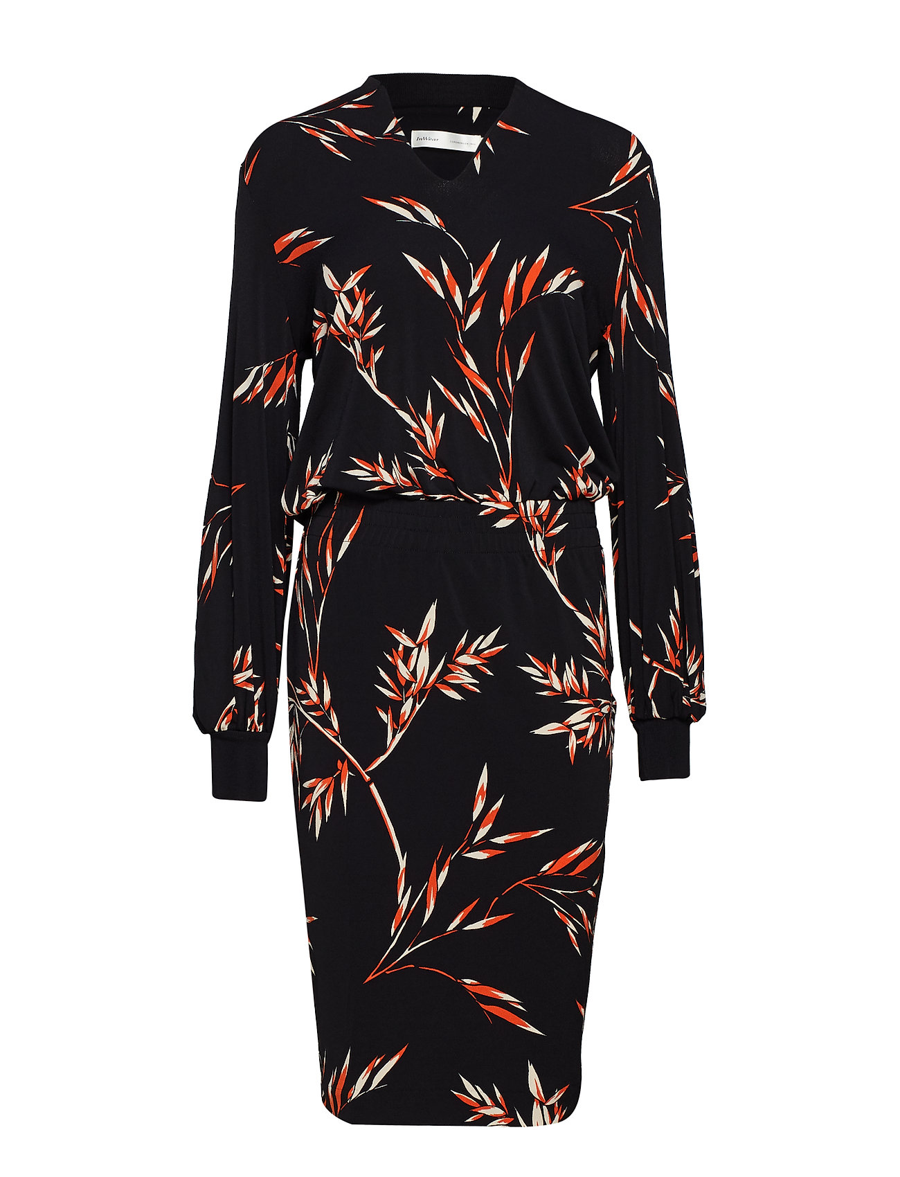 Weronika Dress Jurk Knielengte Zwart Inwear inwear kopen in de aanbieding