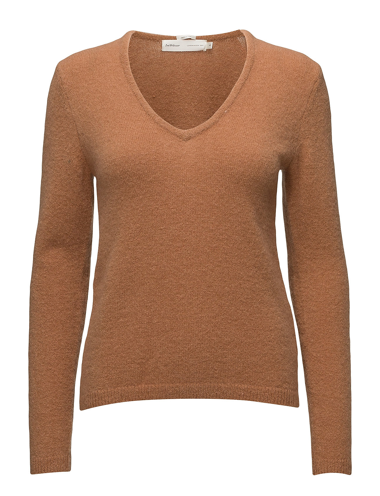 Tia V Pullover Ma18 Gebreide Trui Oranje Inwear inwear kopen in de aanbieding