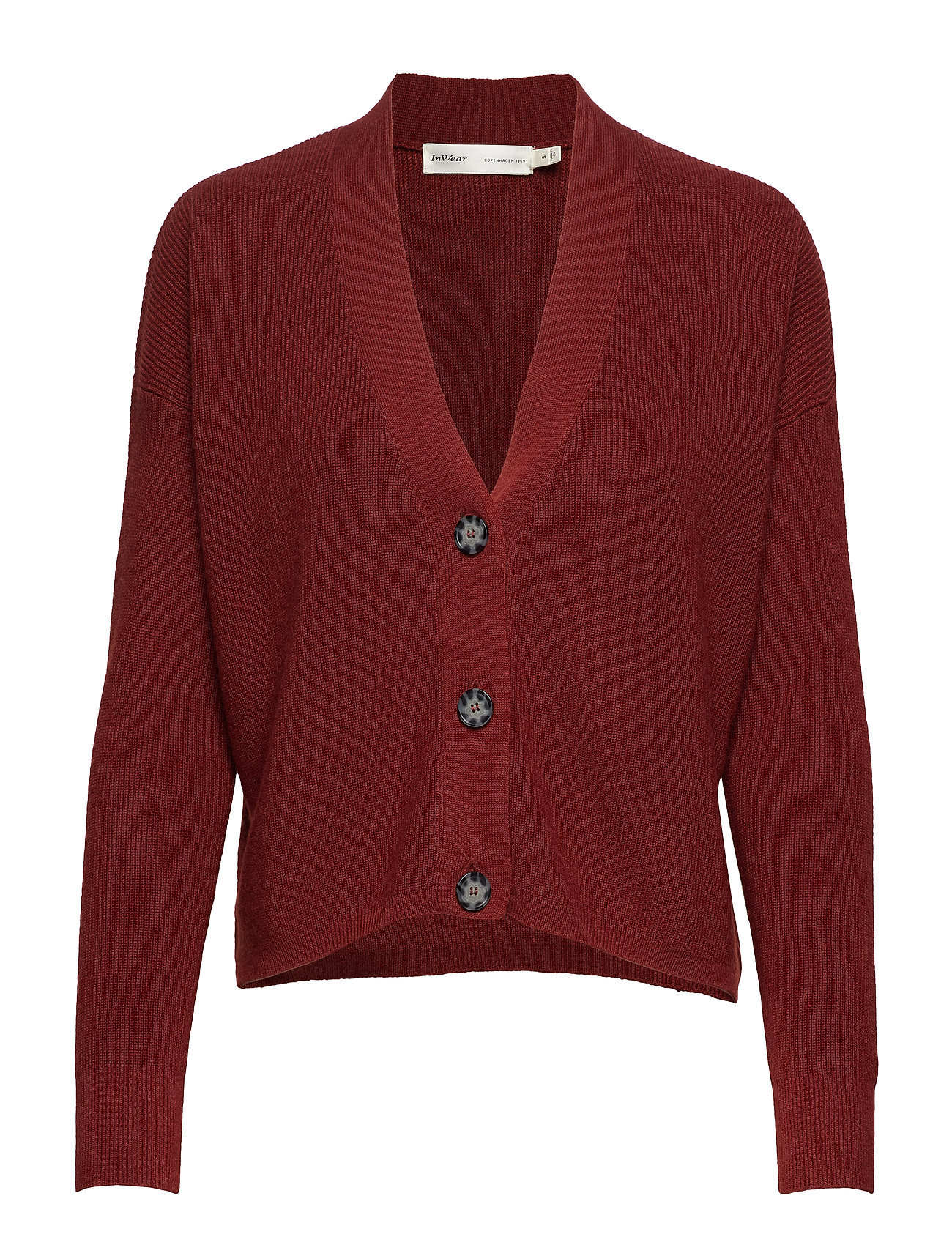Petaiw Cardigan Gebreide Trui Rood Inwear inwear kopen in de aanbieding