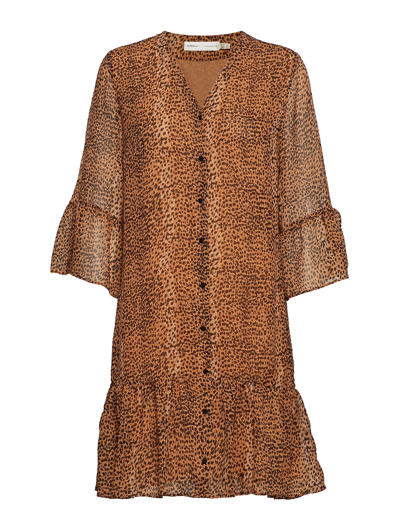 Tanyaiw Dress Korte Jurk Bruin Inwear inwear kopen in de aanbieding