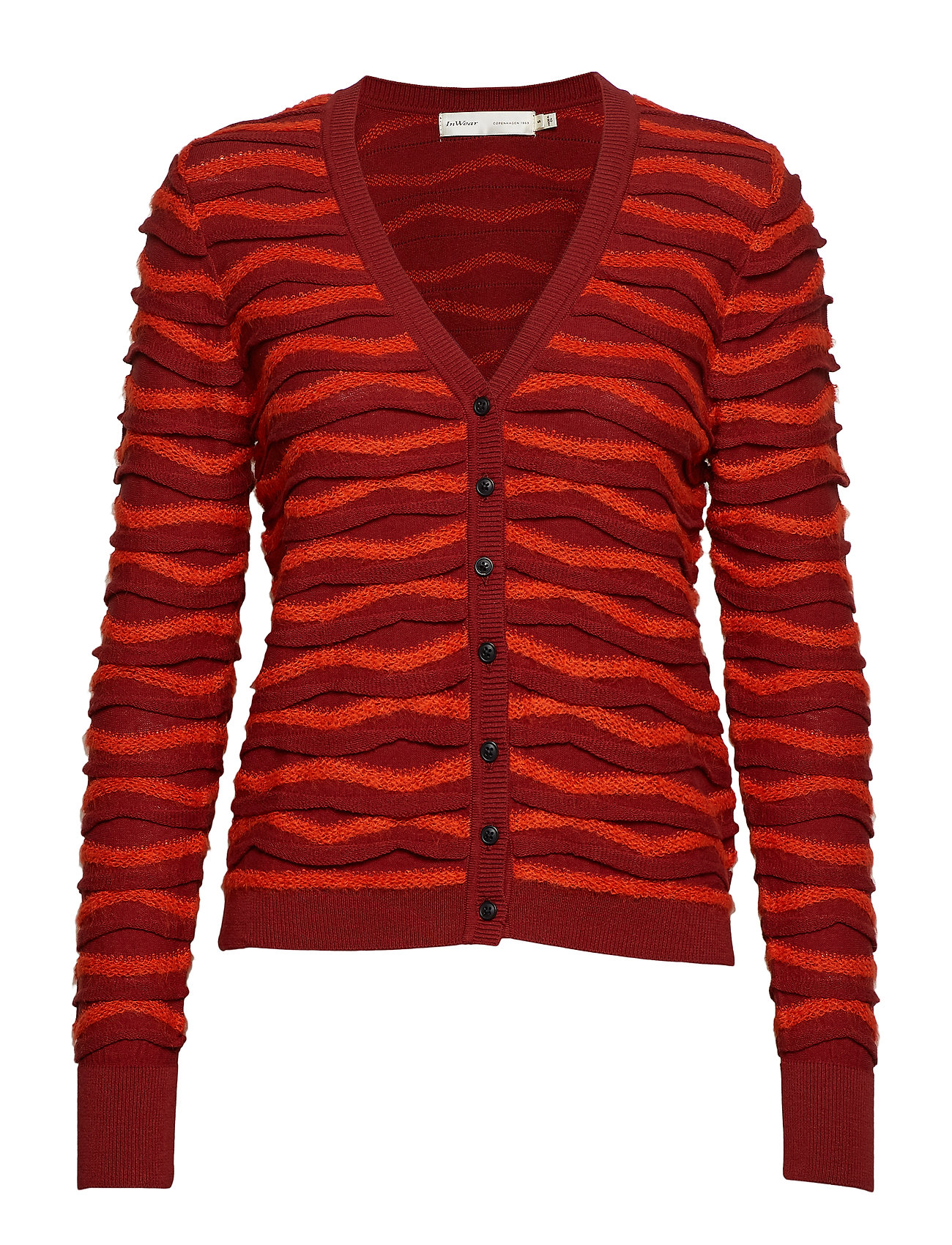 Falulahiw Cardigan Gebreide Trui Rood Inwear inwear kopen in de aanbieding