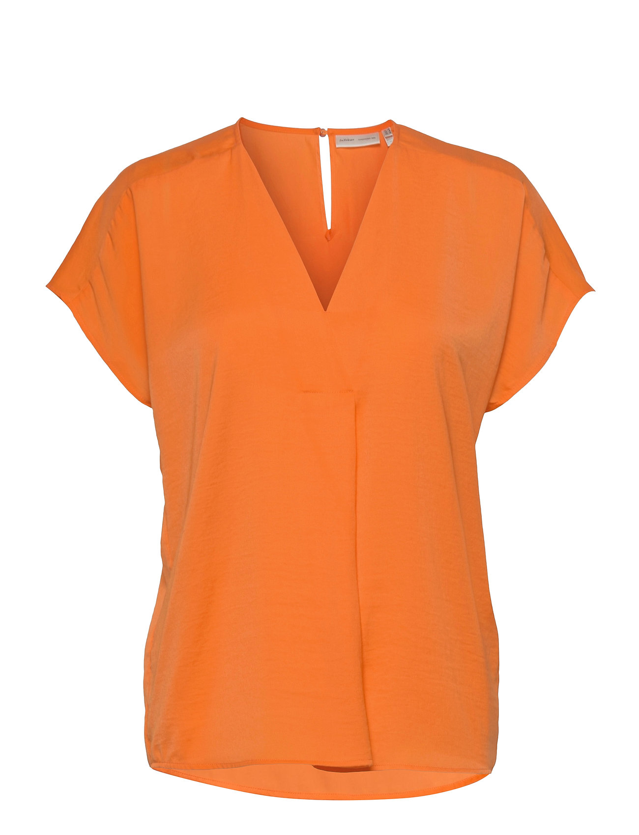 Rinda Iw Top Blouses Short-sleeved Oranssi InWear