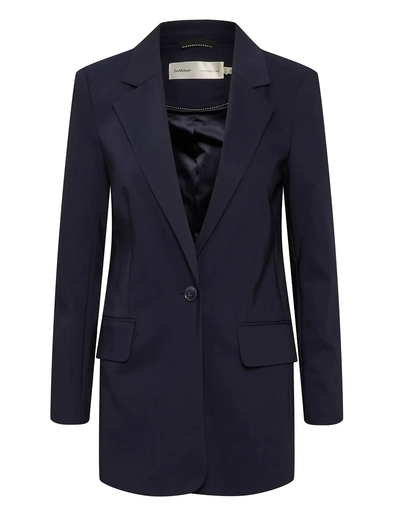 INWEAR Zellaiw Long Blazer Navy - 40 - Damen