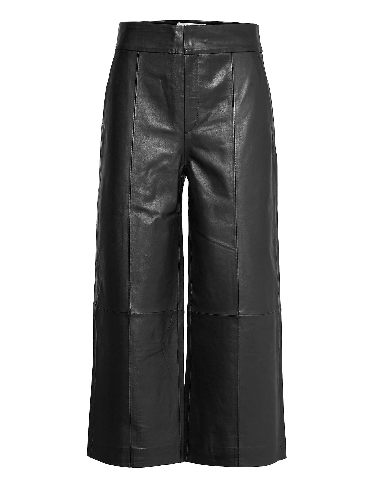 Karleeniw Culotte Pant Leather Leggings/Housut Musta InWear