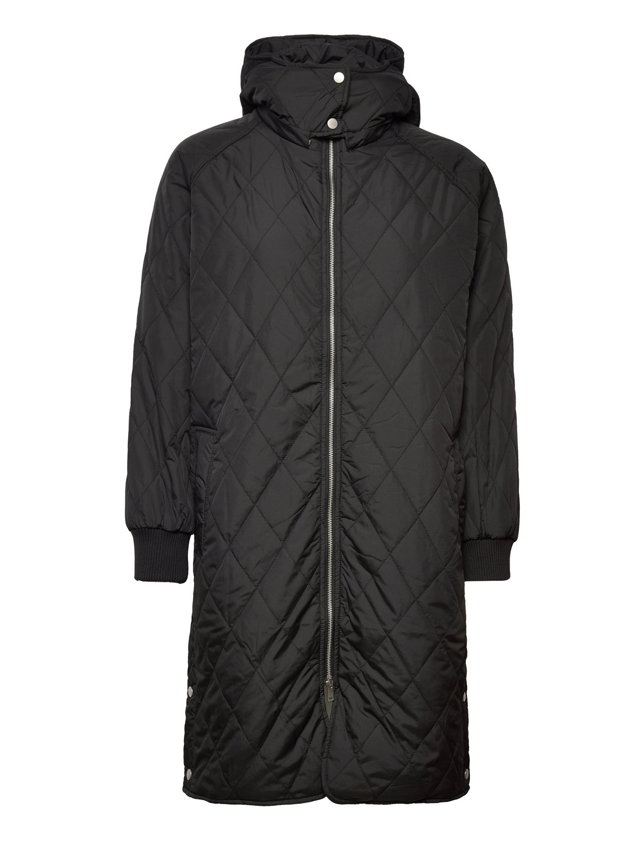 Ektraiw Hood Coat Black InWear