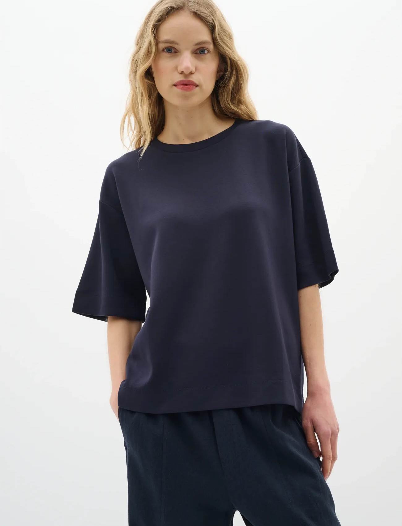 InWear Pannieiw Oversize Tshirt, XXS, Black, T-Shirts & Toppe > Kortærmede, Dame