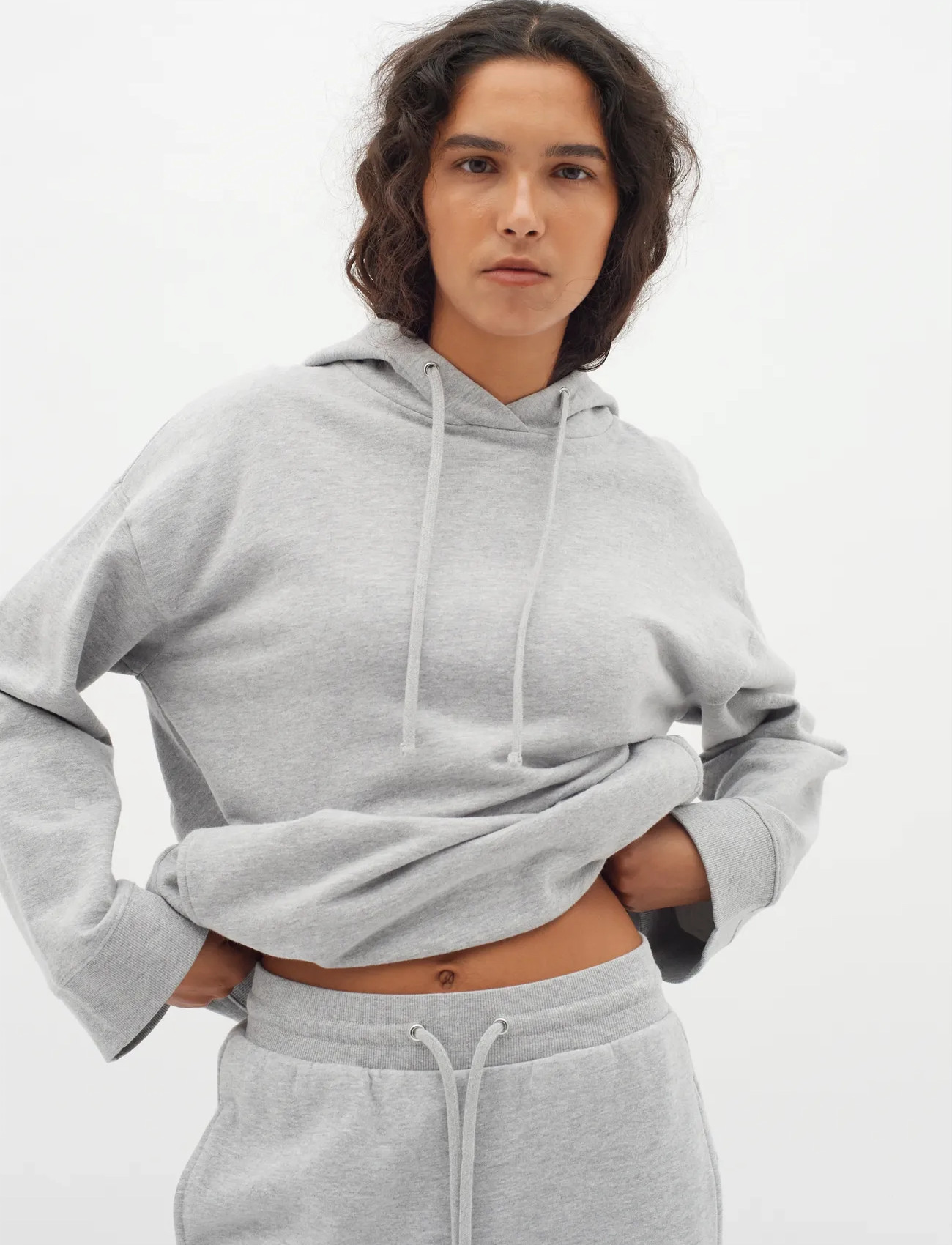 InWear Lane Iw Base Hoodie, XXS, Grey, Sweatshirts & Hættetrøjer > Hættetrøjer, Dame