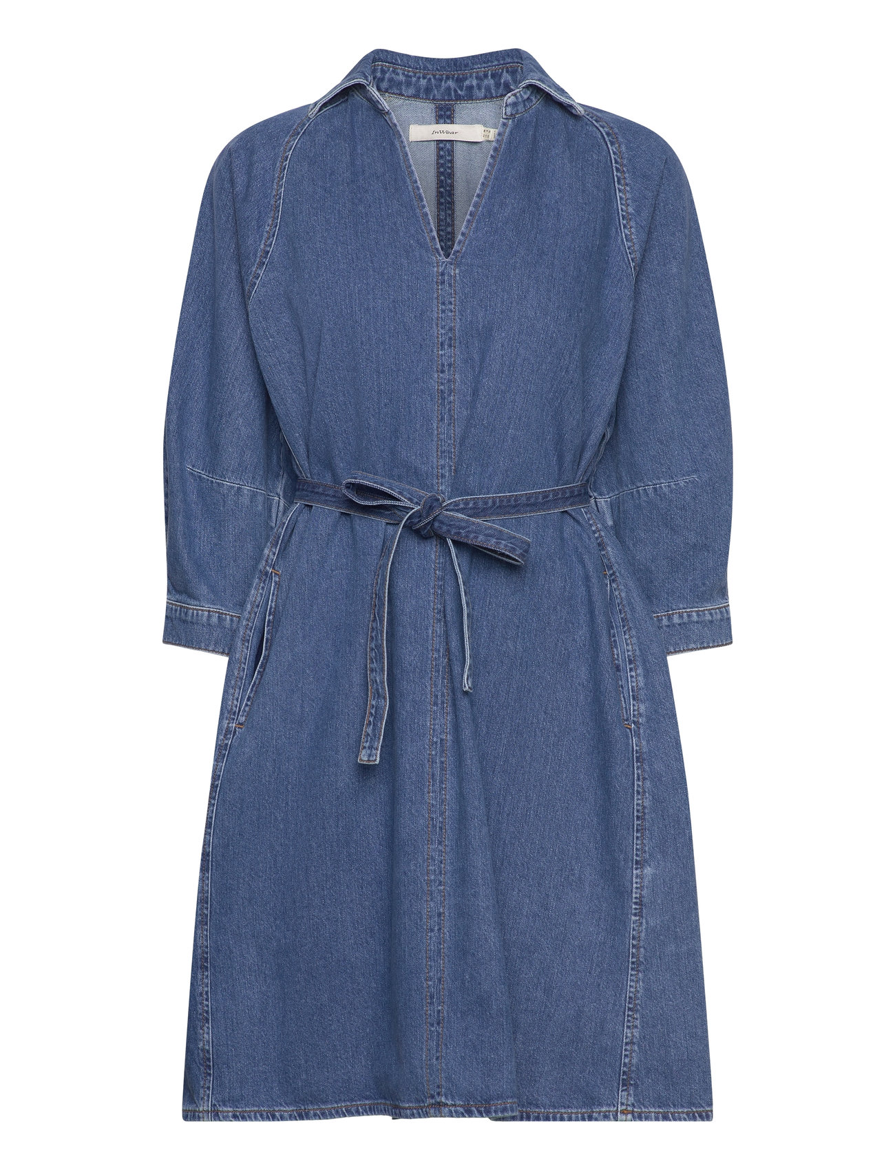 Liva Short Dress Kort Kjole Blue InWear