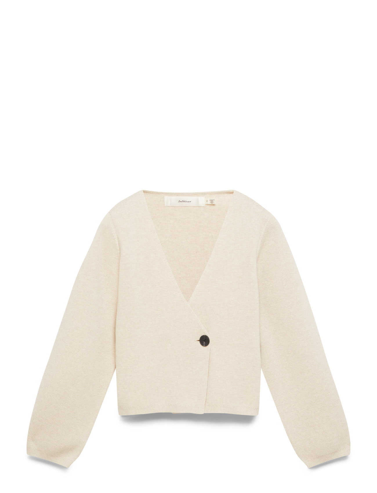 InWear Kayllaiw Cardigan, L, Cream, Strik > Cardigans, Dame