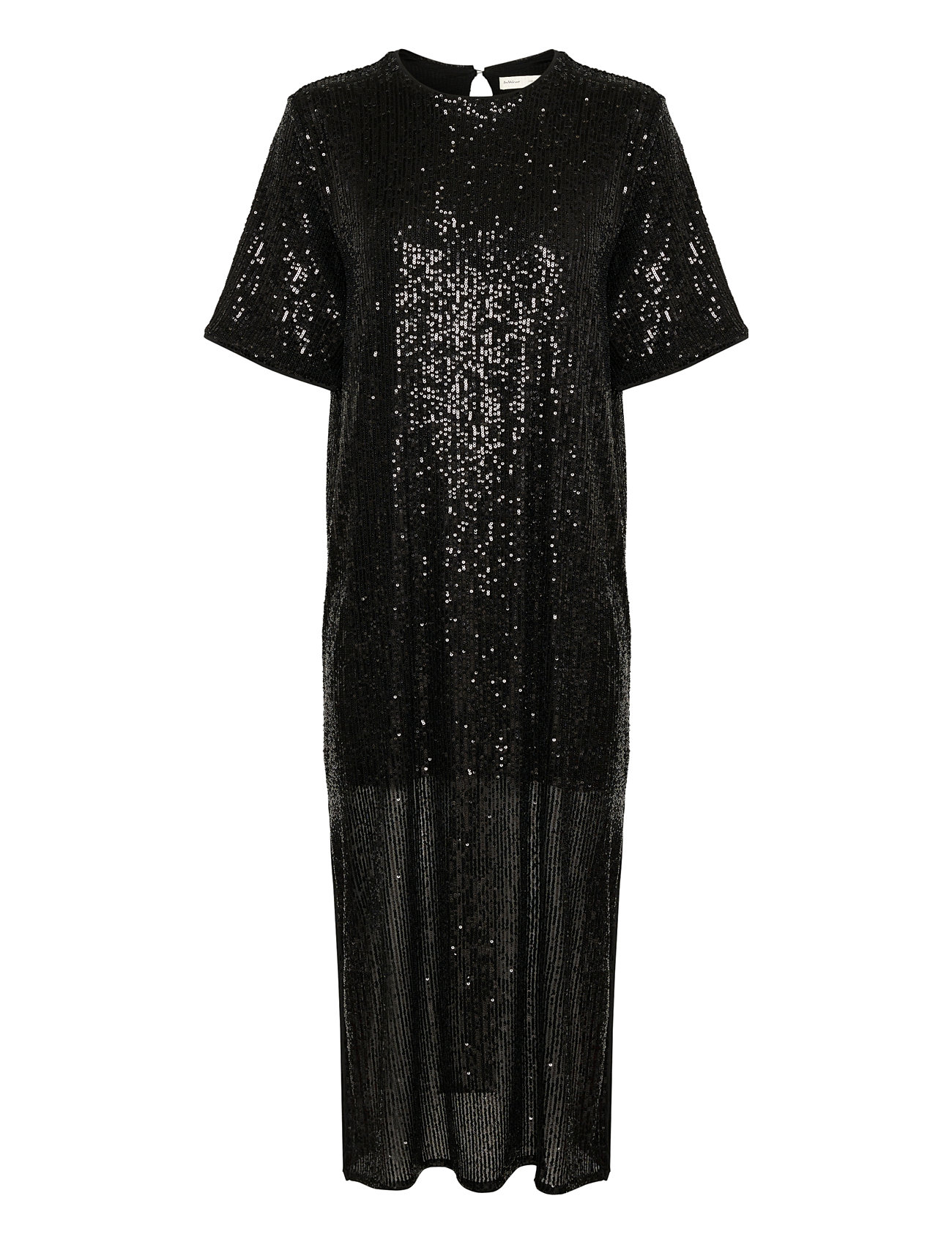 Barbaraiw Long Dress Knelang Kjole Black InWear