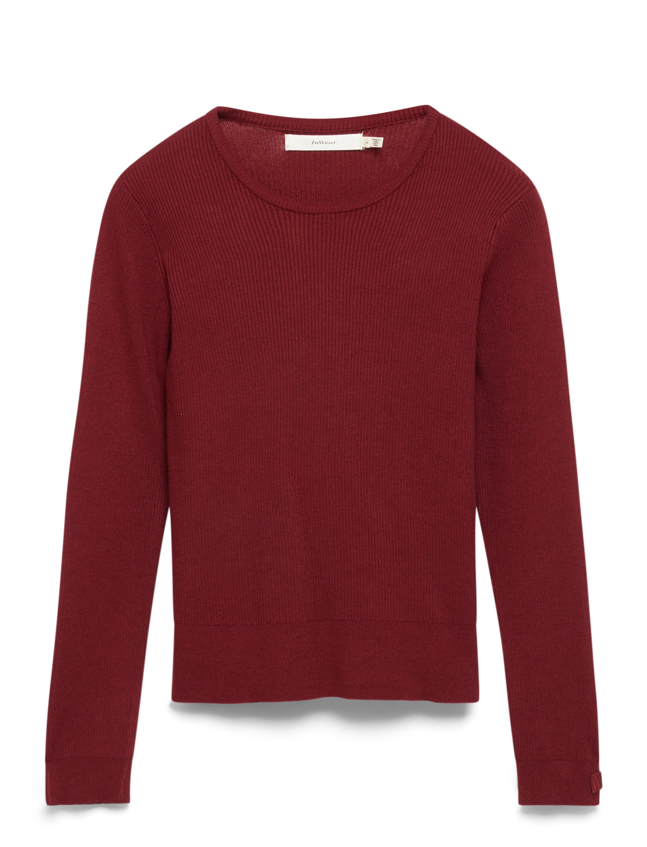 INWEAR Leenahiw Ls Bluse Burgundy - XXS - Damen