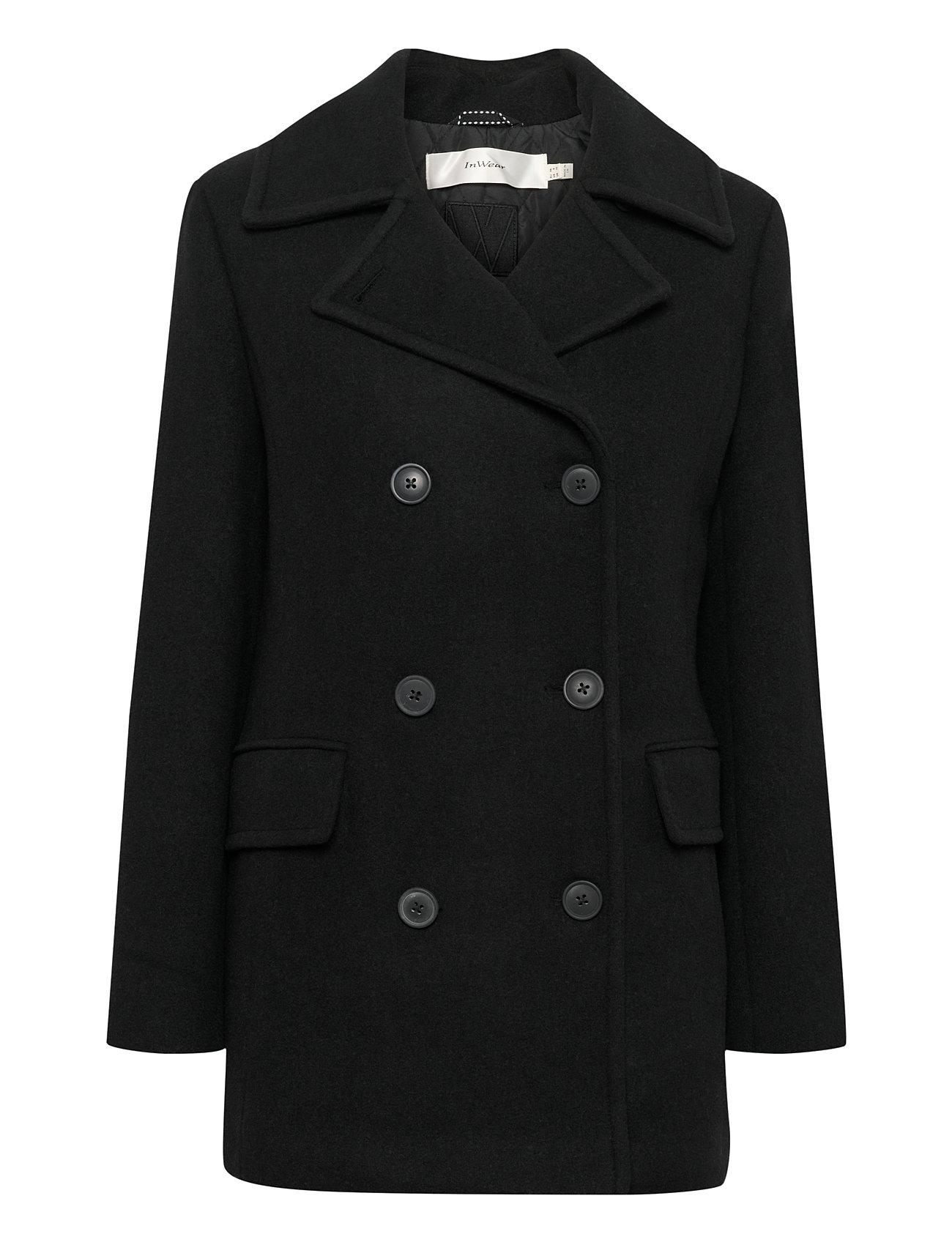 INWEAR Perryiw Sailor Mantel R Schwarz - 40 - Damen