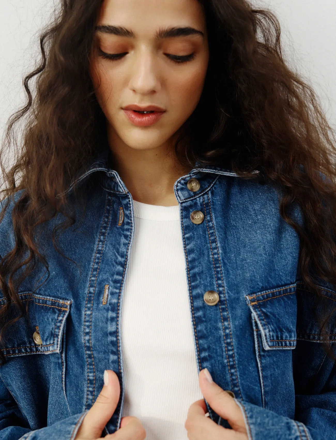 InWear Naavaiw Shirt, 38, Blue, Skjorter > Denim-Skjorter, Dame