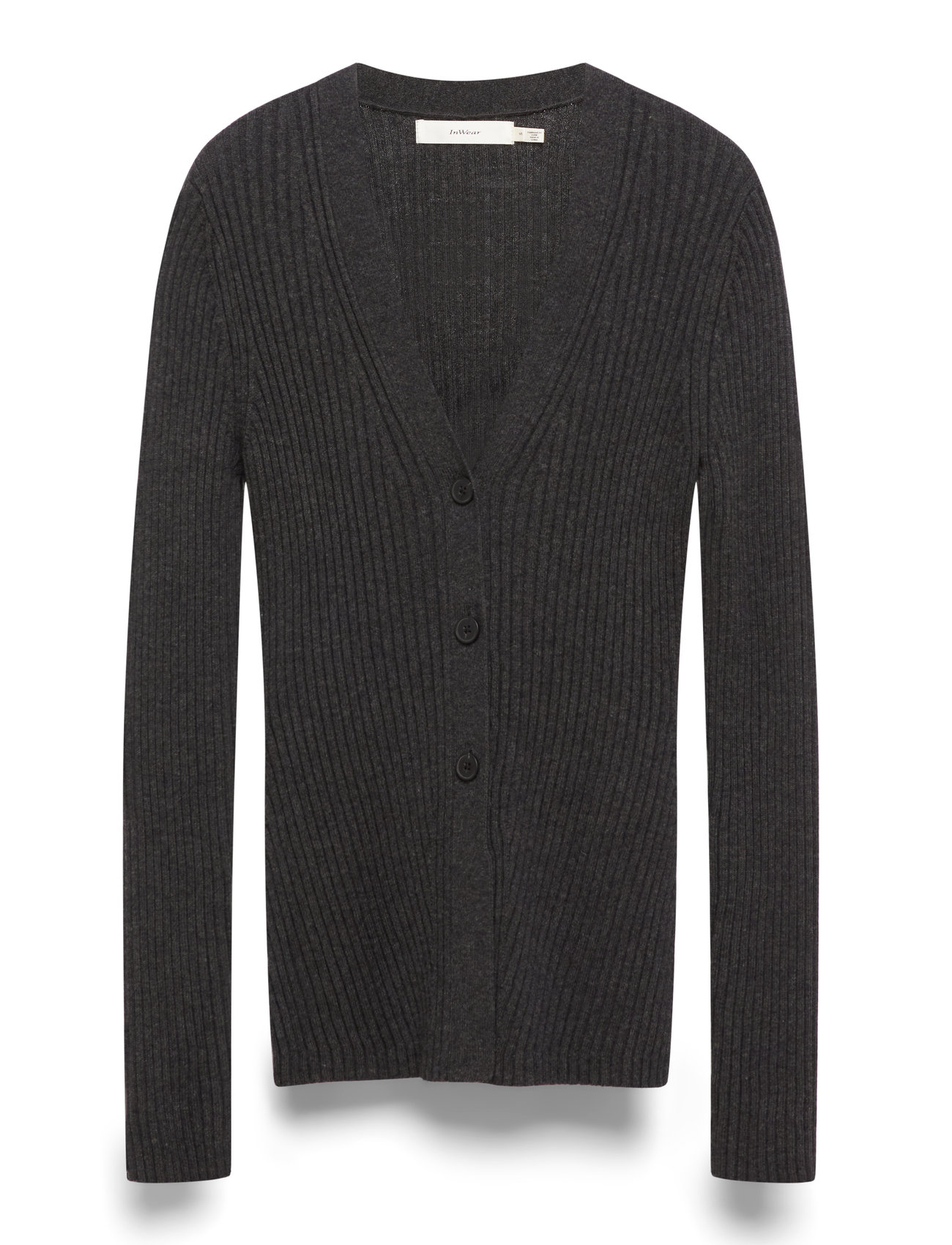 InWear Giaiw Cardigan, S, Grey, Strik > Cardigans, Dame