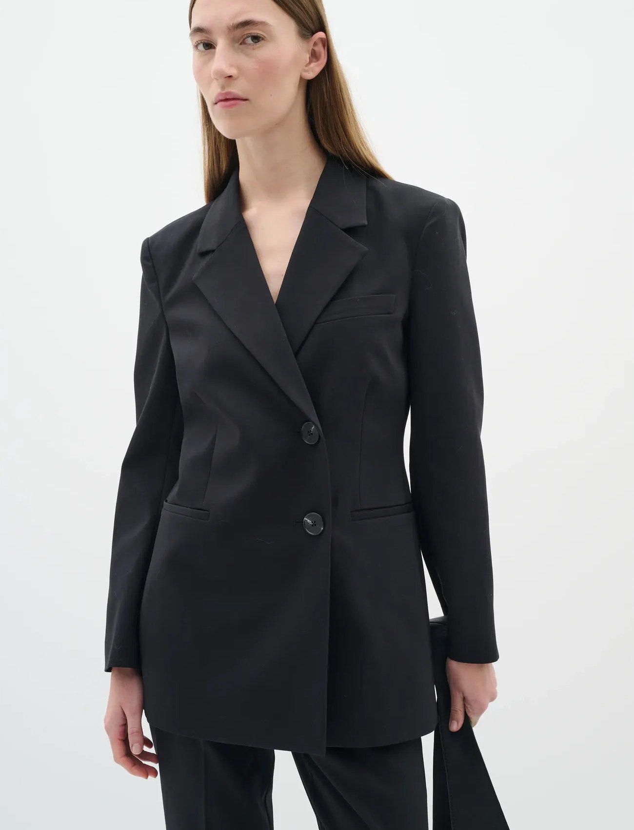InWear Ziggiiw Blazer, 44, Black, Blazere > Enkeltradede Blazere, Dame