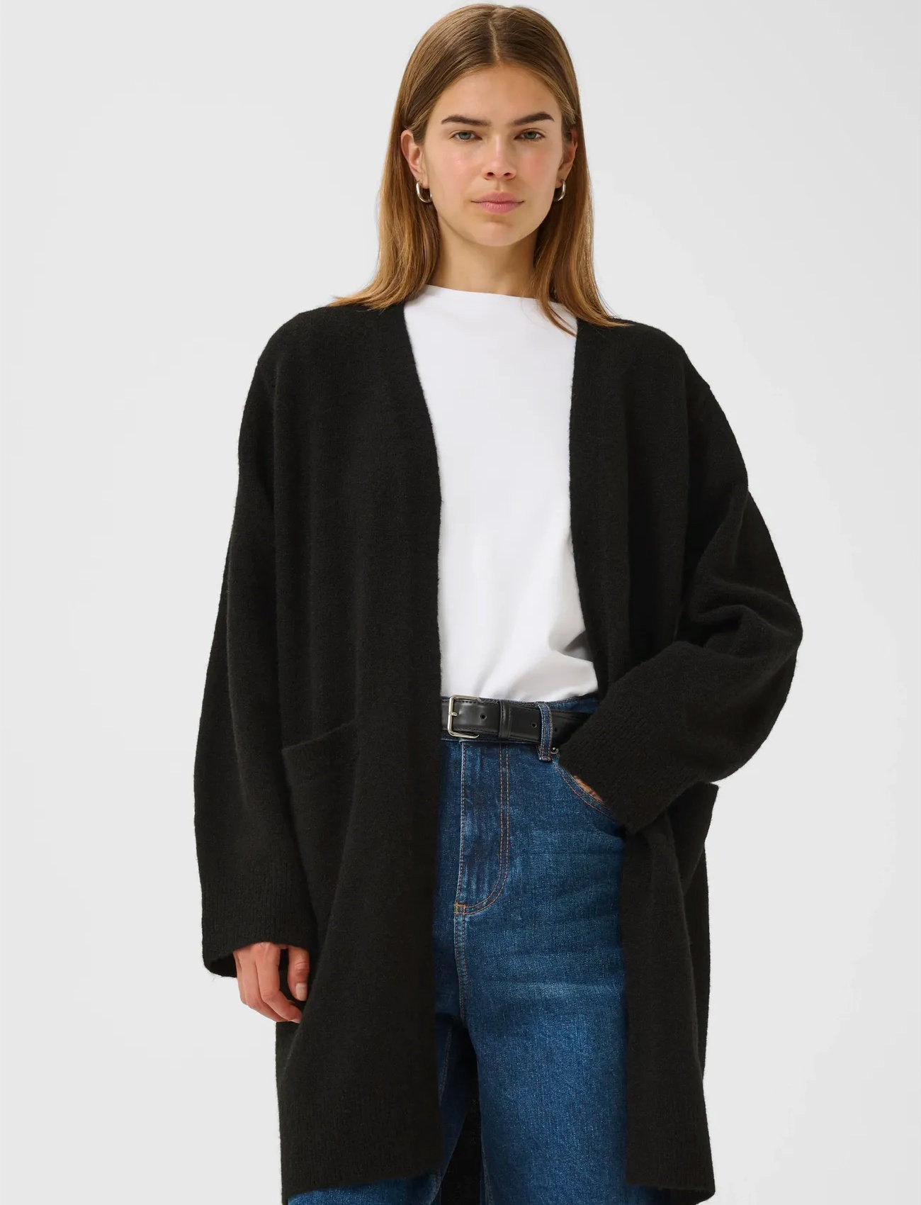 InWear Guniiw Cardigan, XXS, Black, Strik > Cardigans, Dame