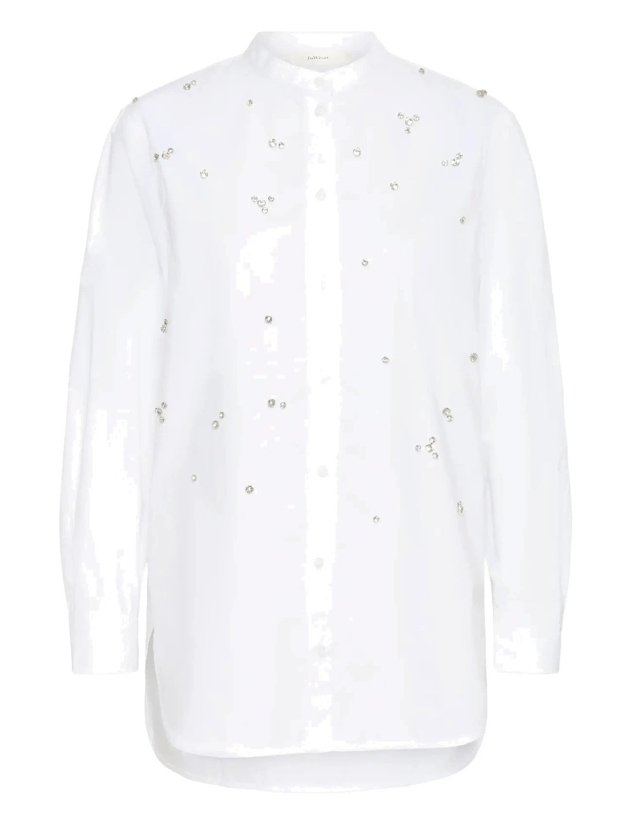 INWEAR Dallasiw Embellished Shirt Weiß - 42 - Damen